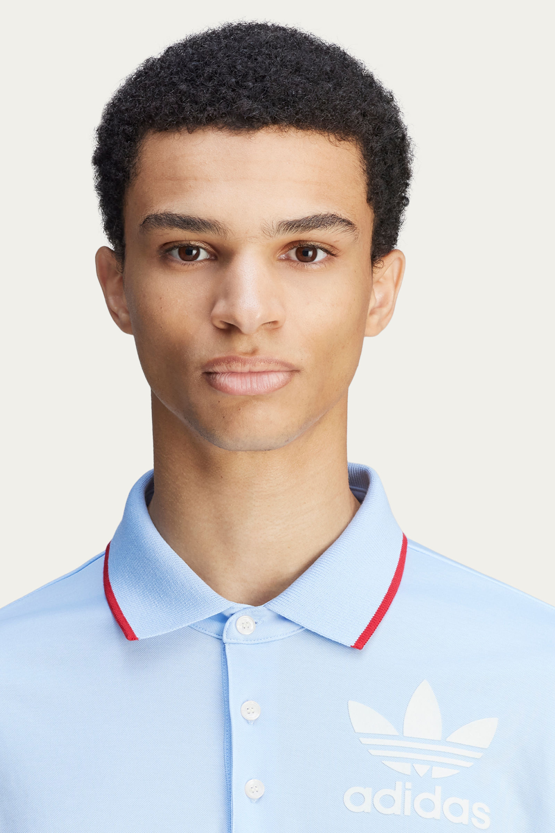 ADIDAS X Wales Bonner Printed Cotton Blend Polo Shirt