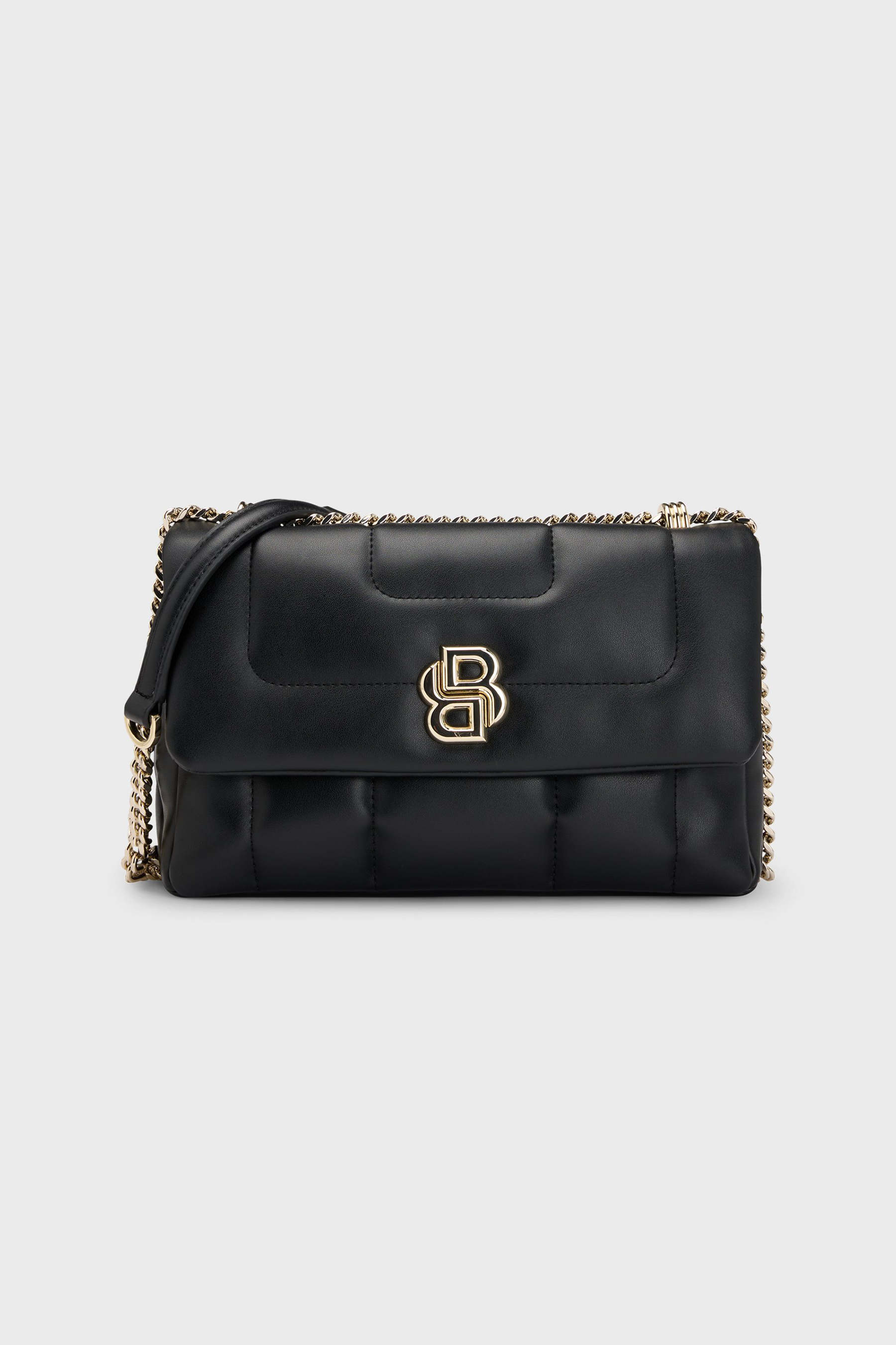 BOSS Quilted Faux Leather Shoulder Bag B_Icon