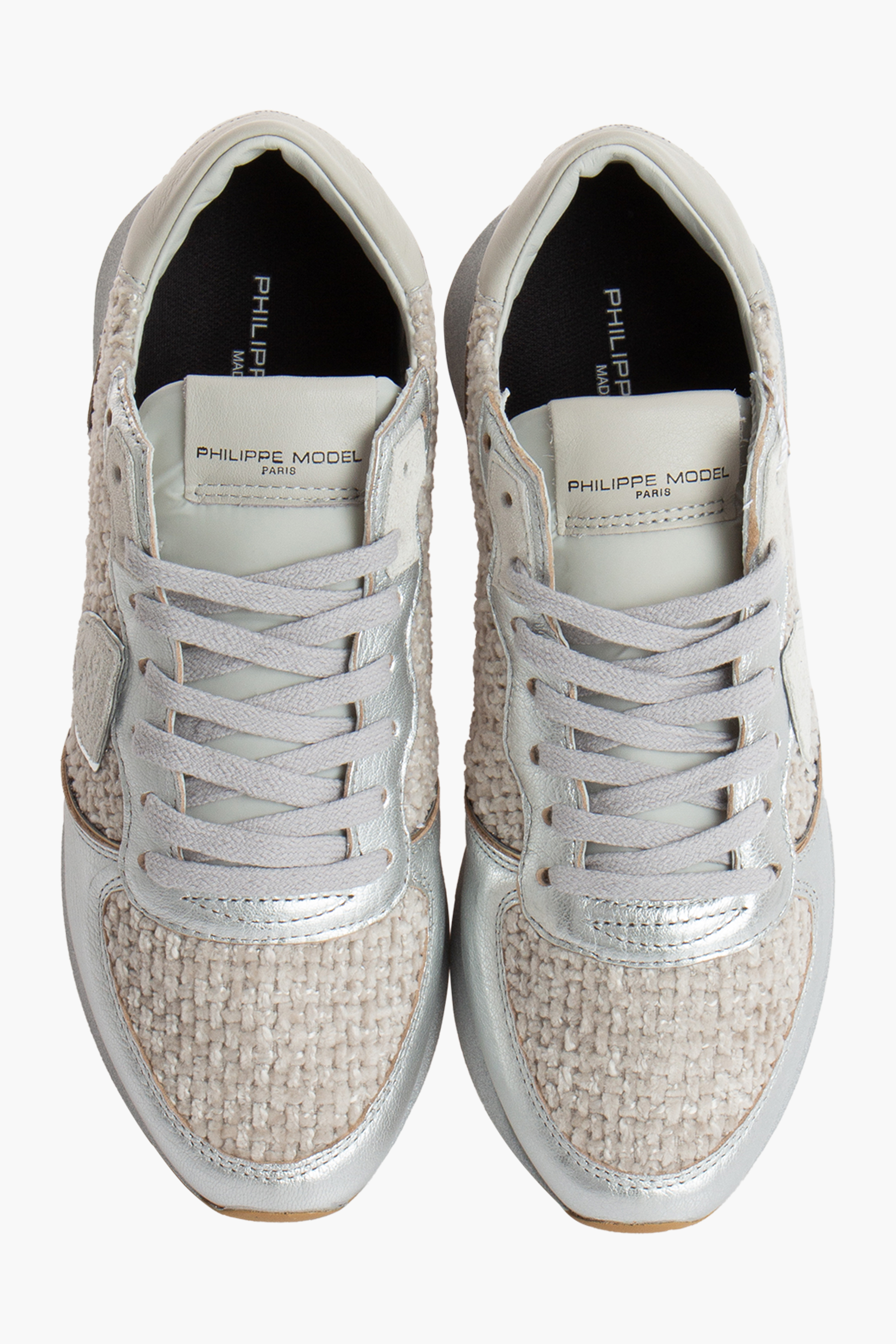 PHILIPPE MODEL Chenille Mix Sneakers TRPX Low