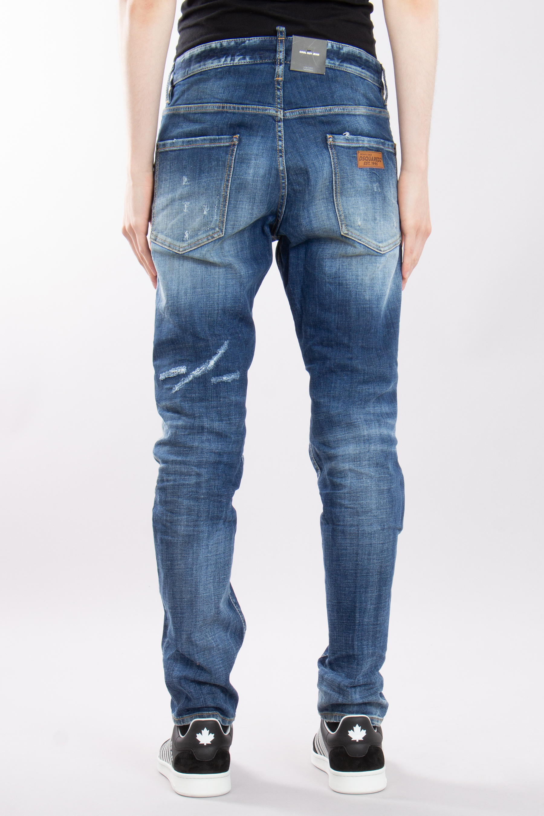 DSQUARED2 Cotton Stretch Denim Cool Guy Jeans