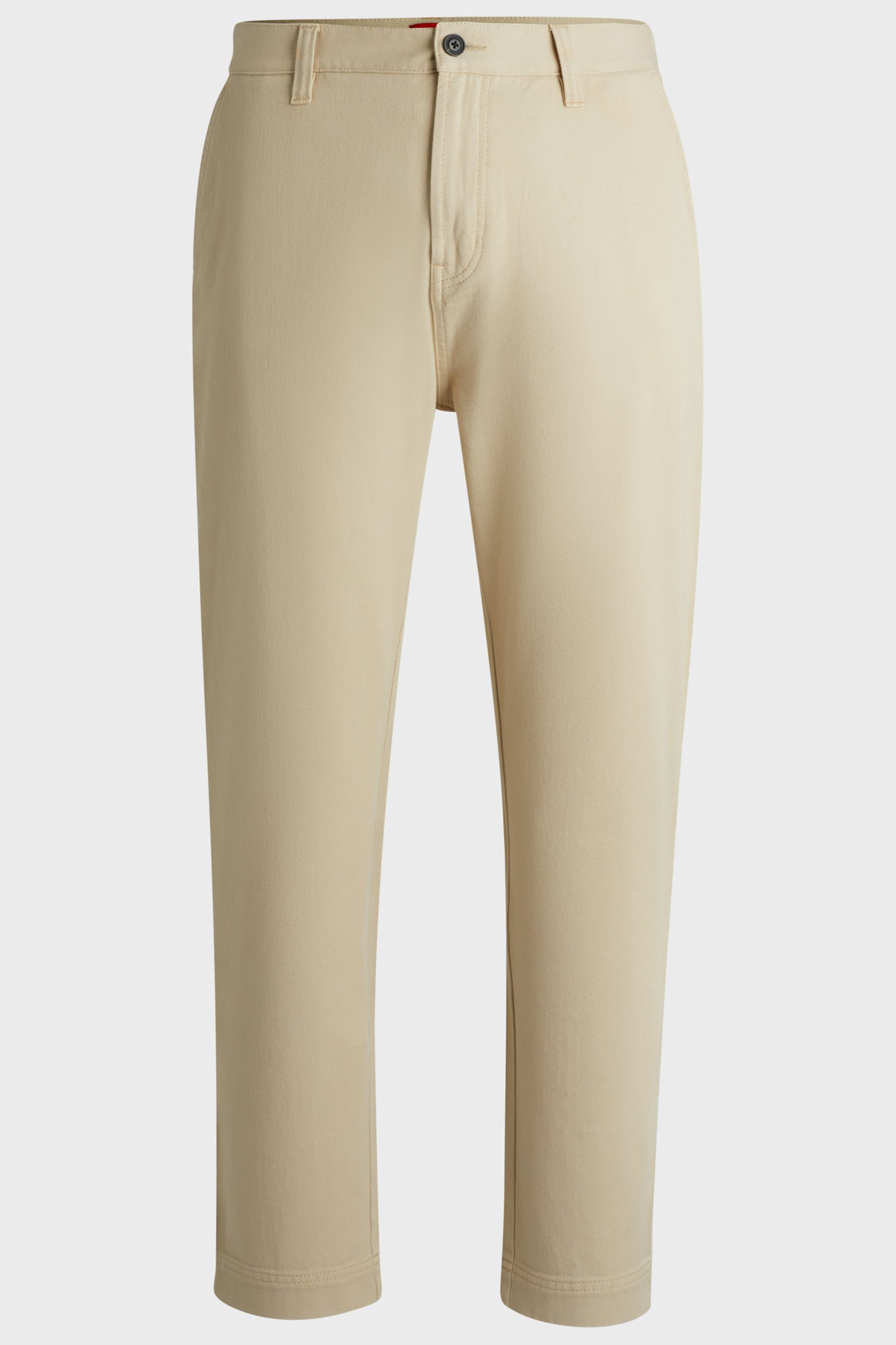 HUGO Tapered Fit Cotton Twill Pants Zeebo