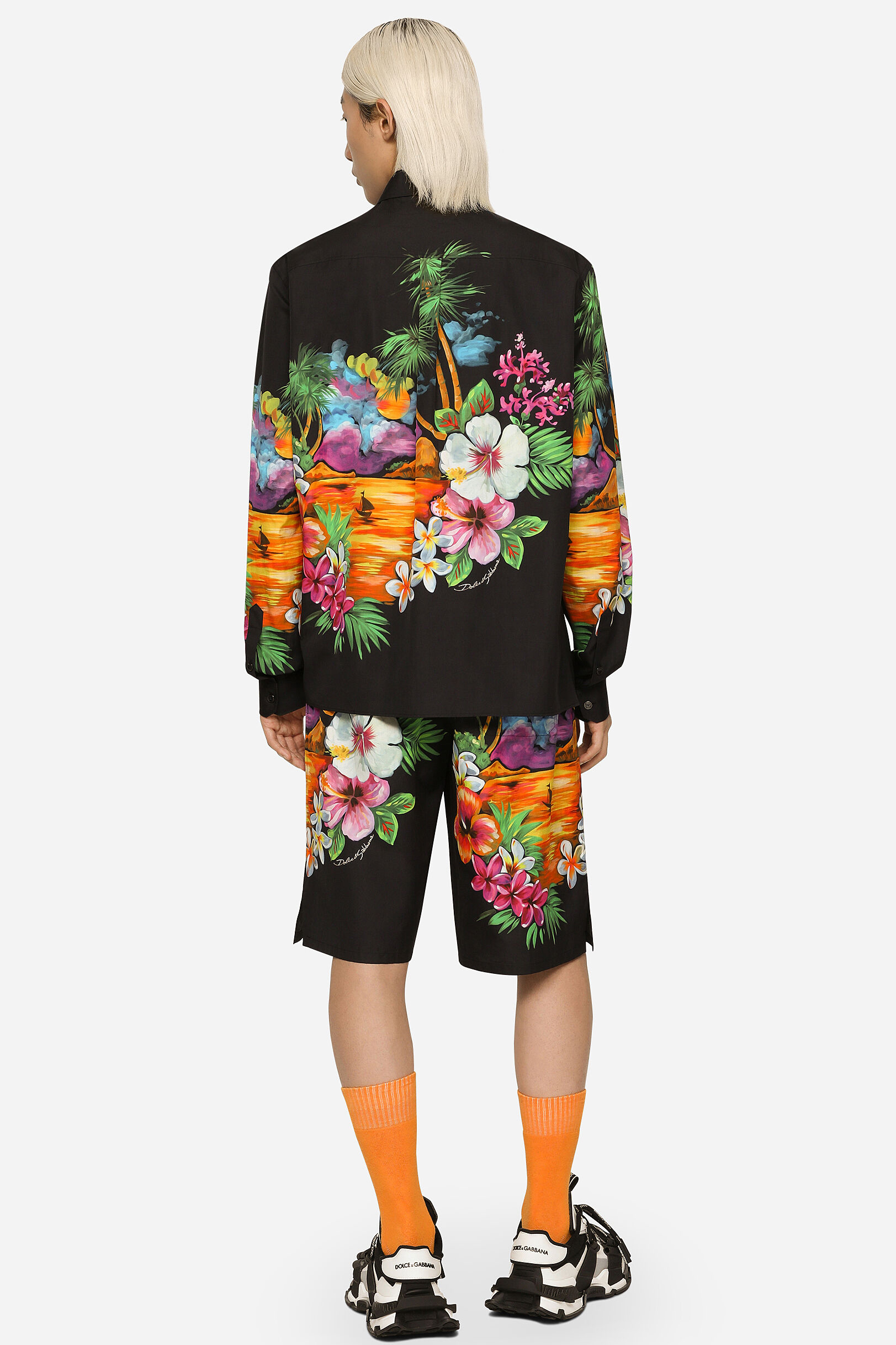 DOLCE & GABBANA Hawaiian Print Shorts