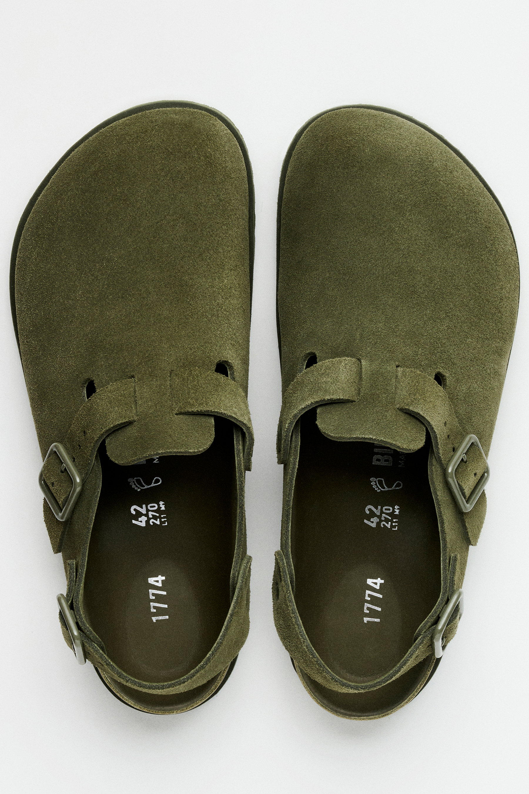 BIRKENSTOCK Suede Clogs 1774 IV Tokio 