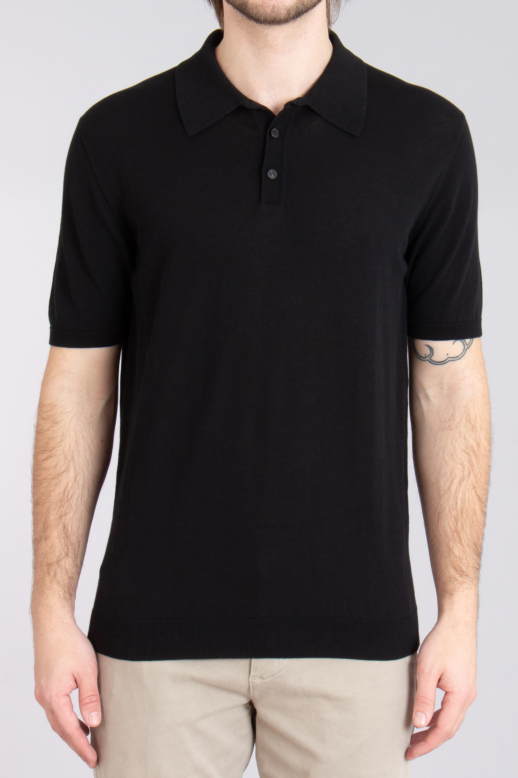 ROBERTO COLLINA Light Cotton Knit Polo