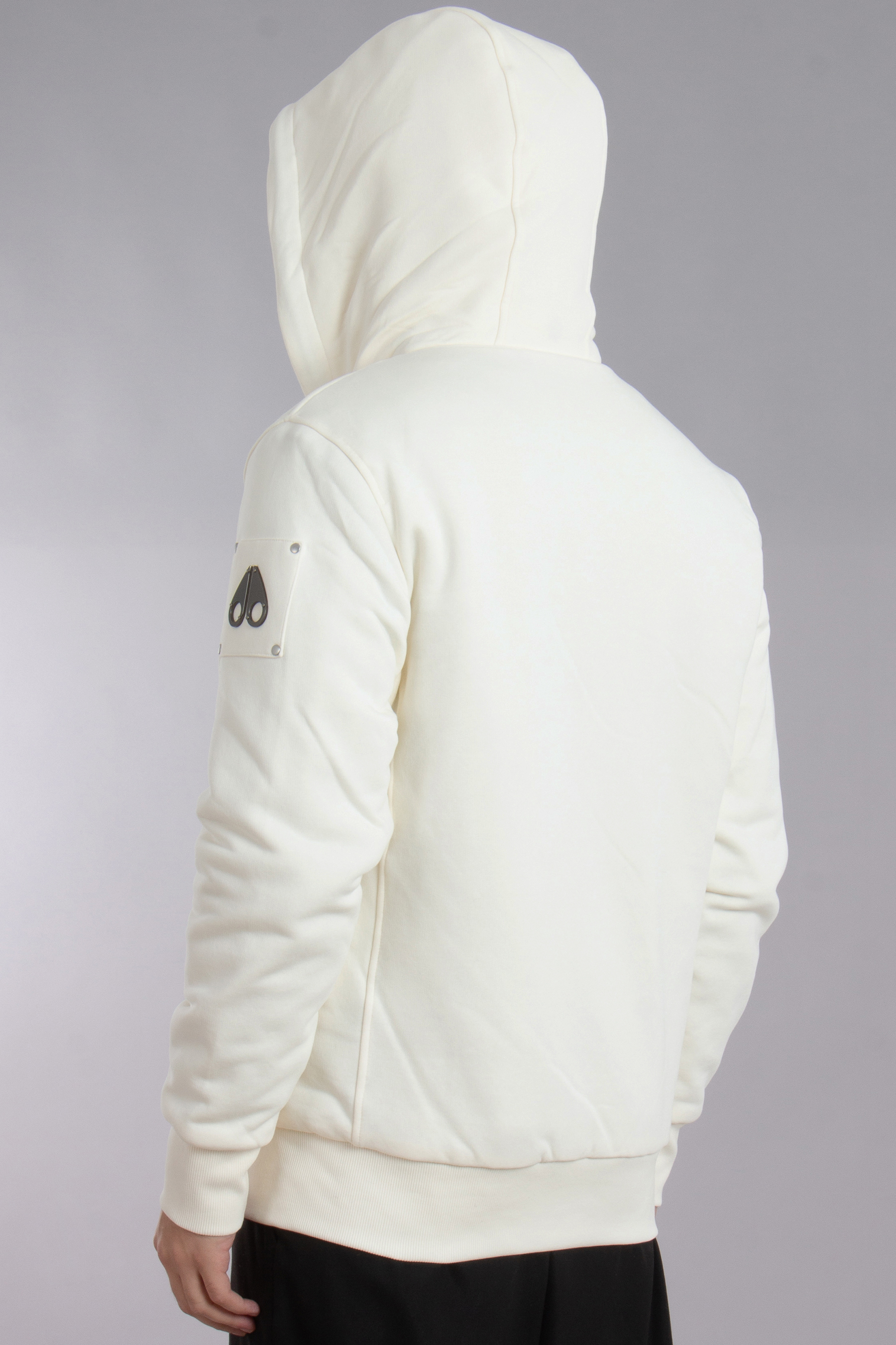 MOOSE KNUCKLES Padded Cotton Blend Zip Hoodie Classic Bunny