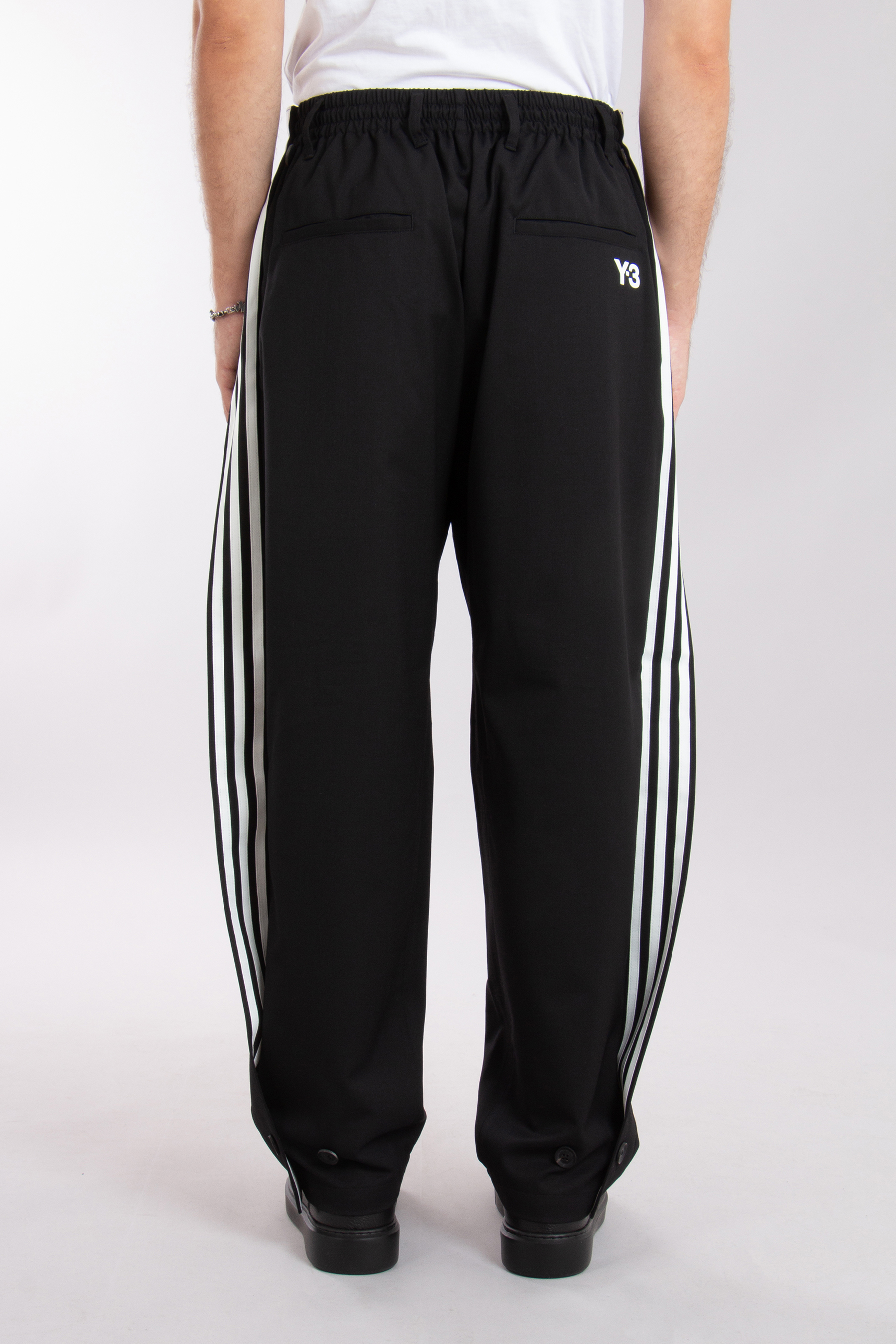 Y-3 Recycled Polyester-Wool Blend Track Pants