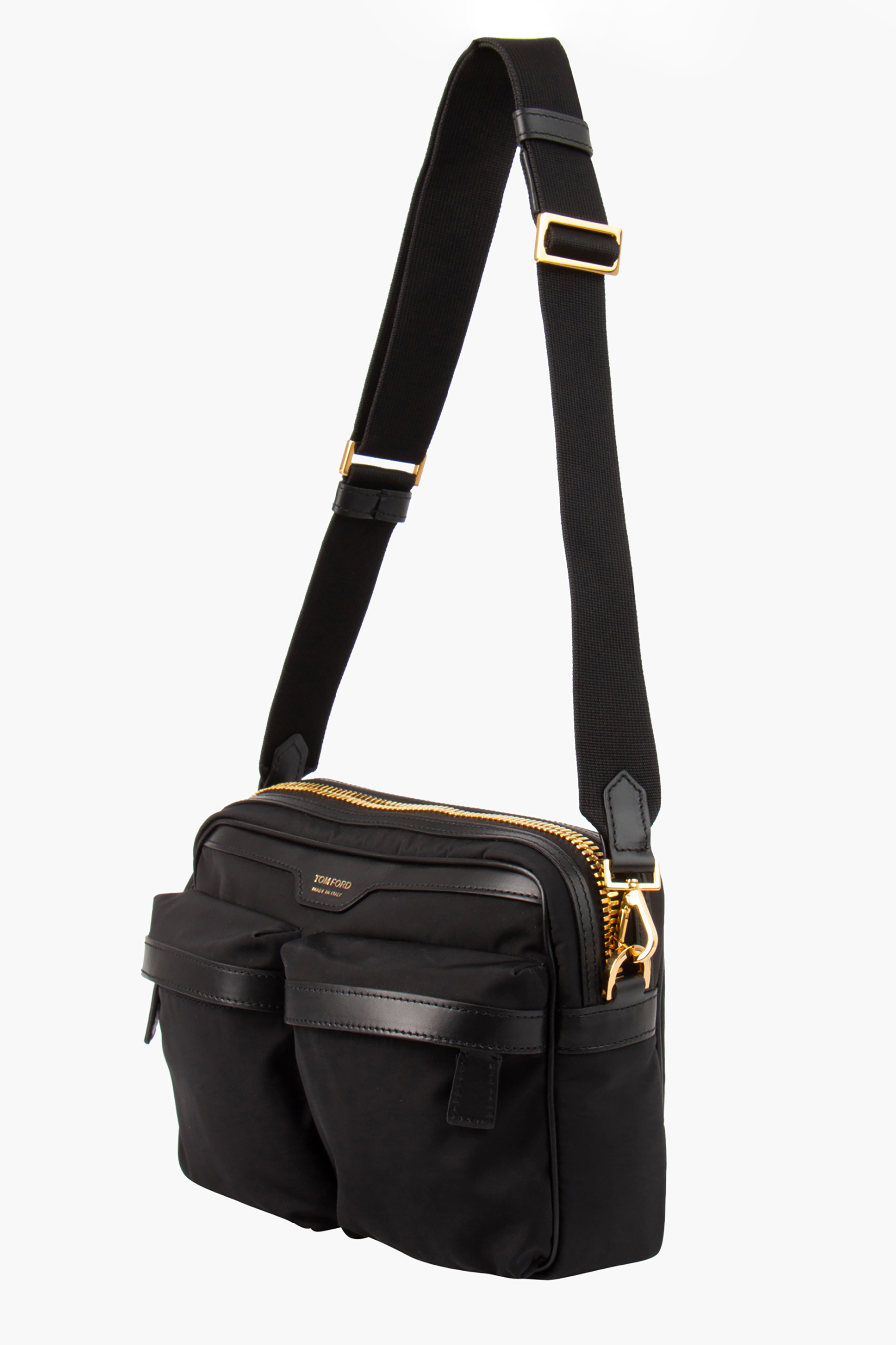 TOM FORD Recycled Nylon Utility Messenger Bag