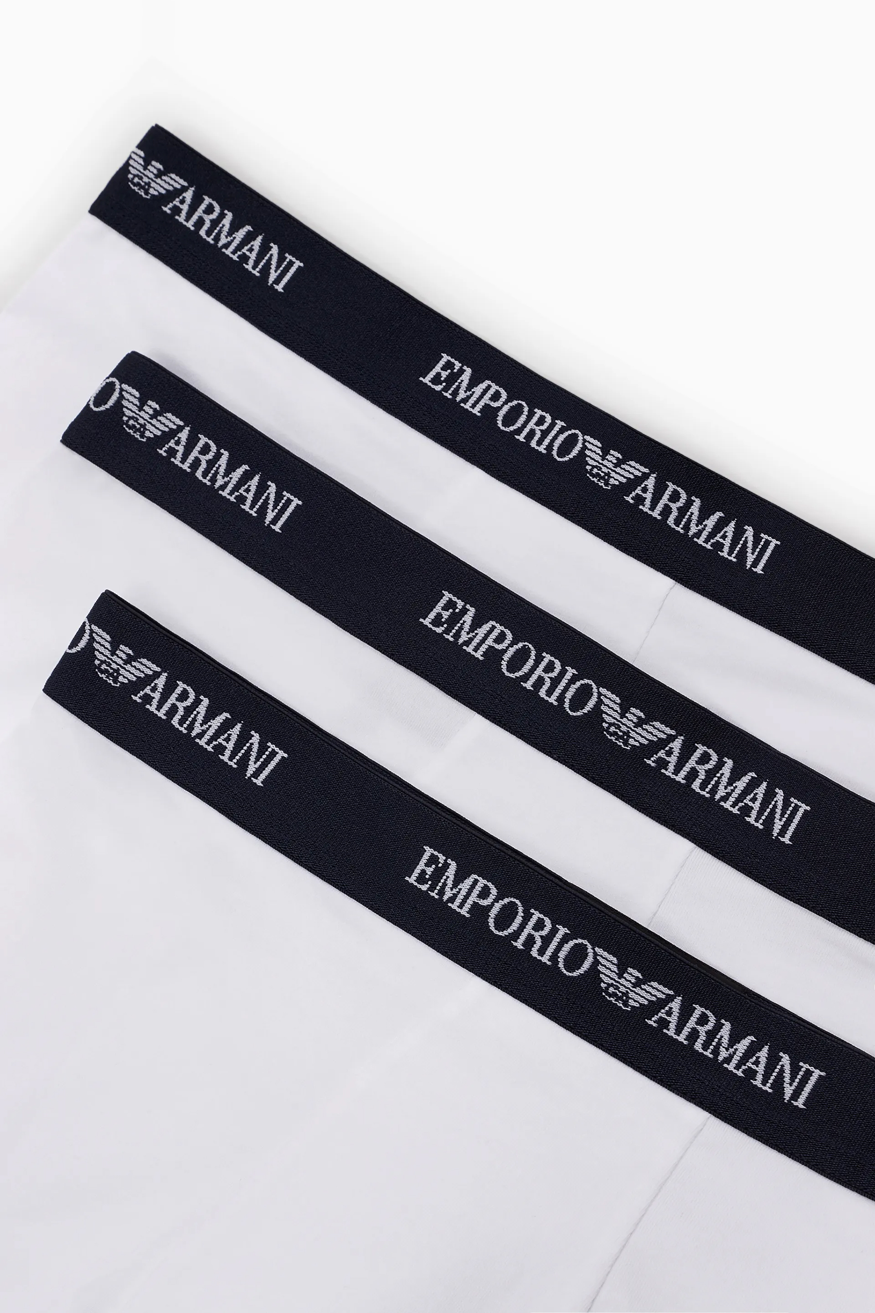 EMPORIO ARMANI 3-Pack Cotton Stretch Trunks