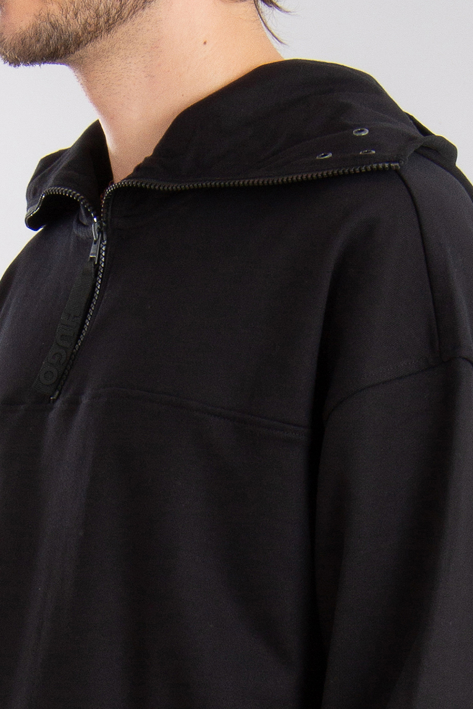 HUGO Oversized Cotton Hoodie Dilaktech