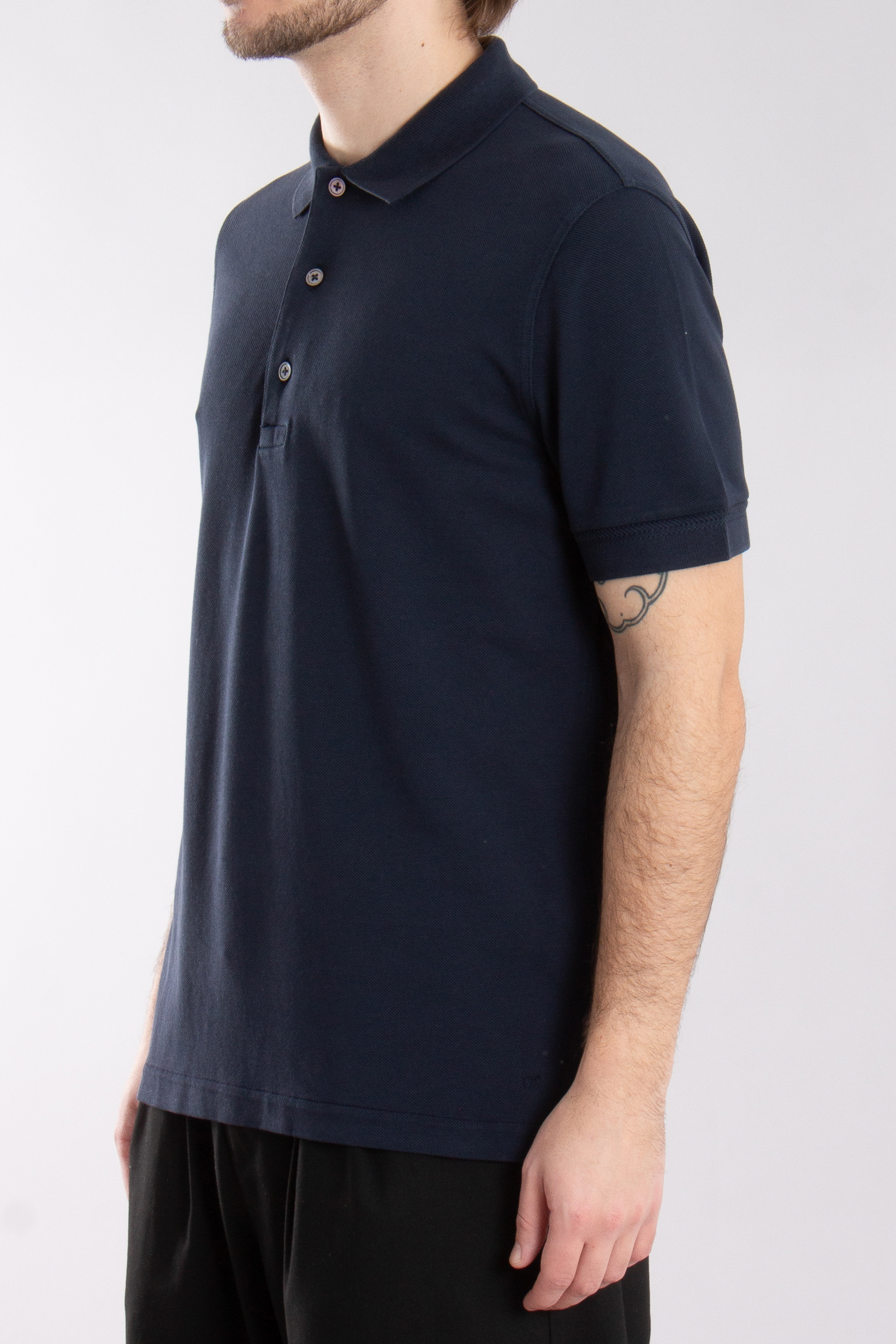 TOM FORD Garment-Dyed Lyocell-Cotton Piqué Polo Shirt