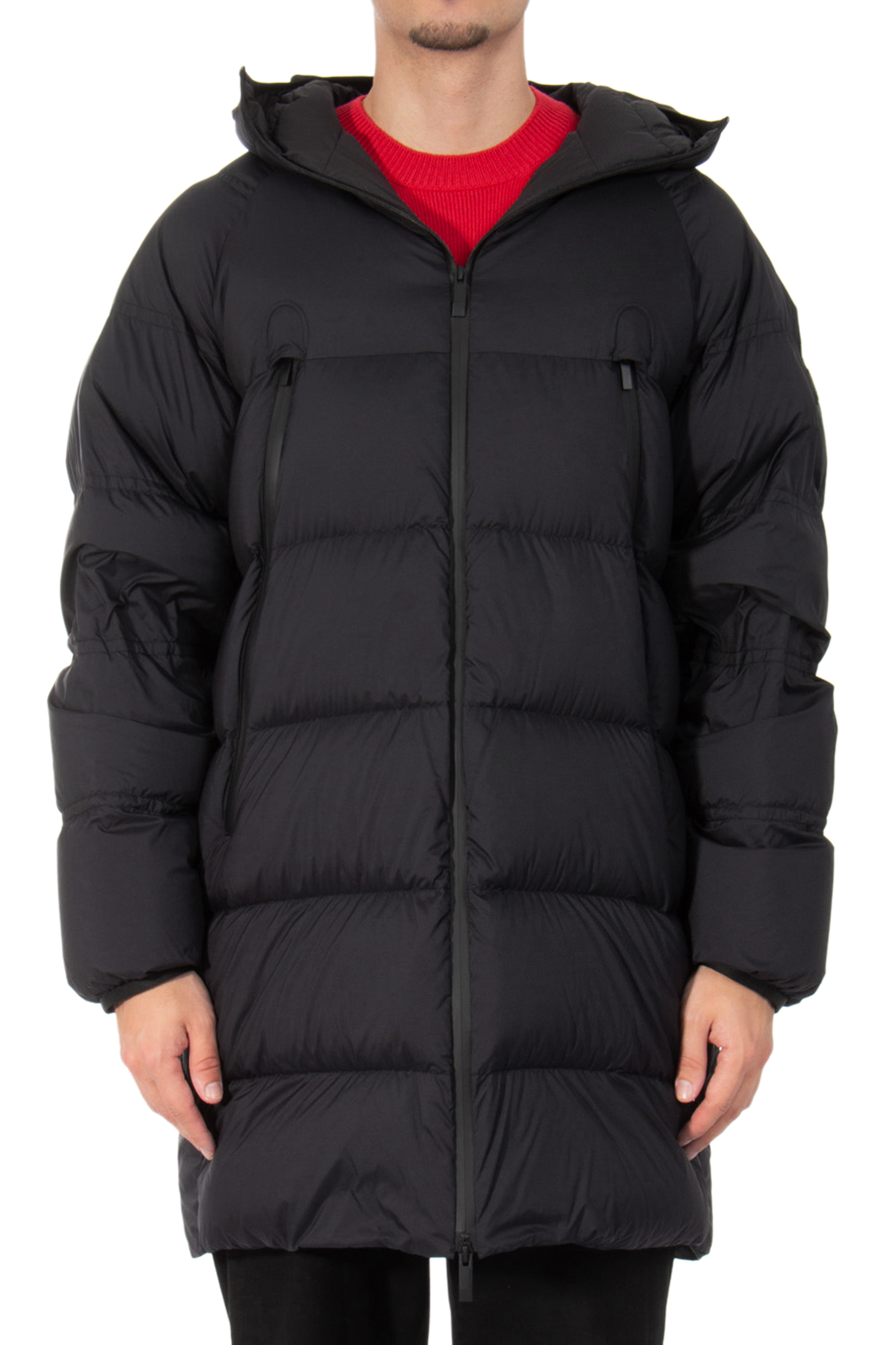 MONCLER Exe Long Quilted Down Coat