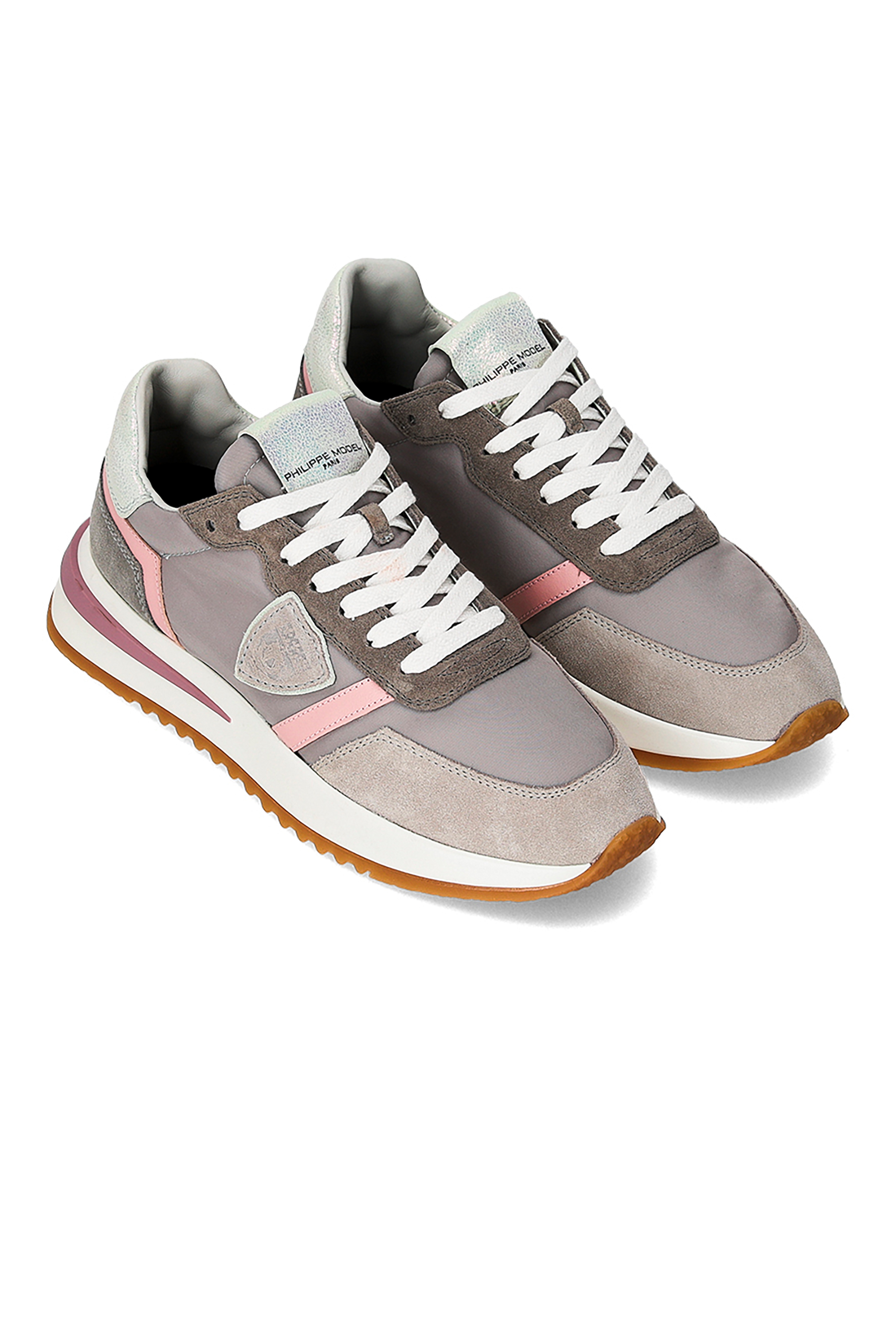 PHILIPPE MODEL Technical Fabric & Suede Sneakers Tropez 2.1 Low