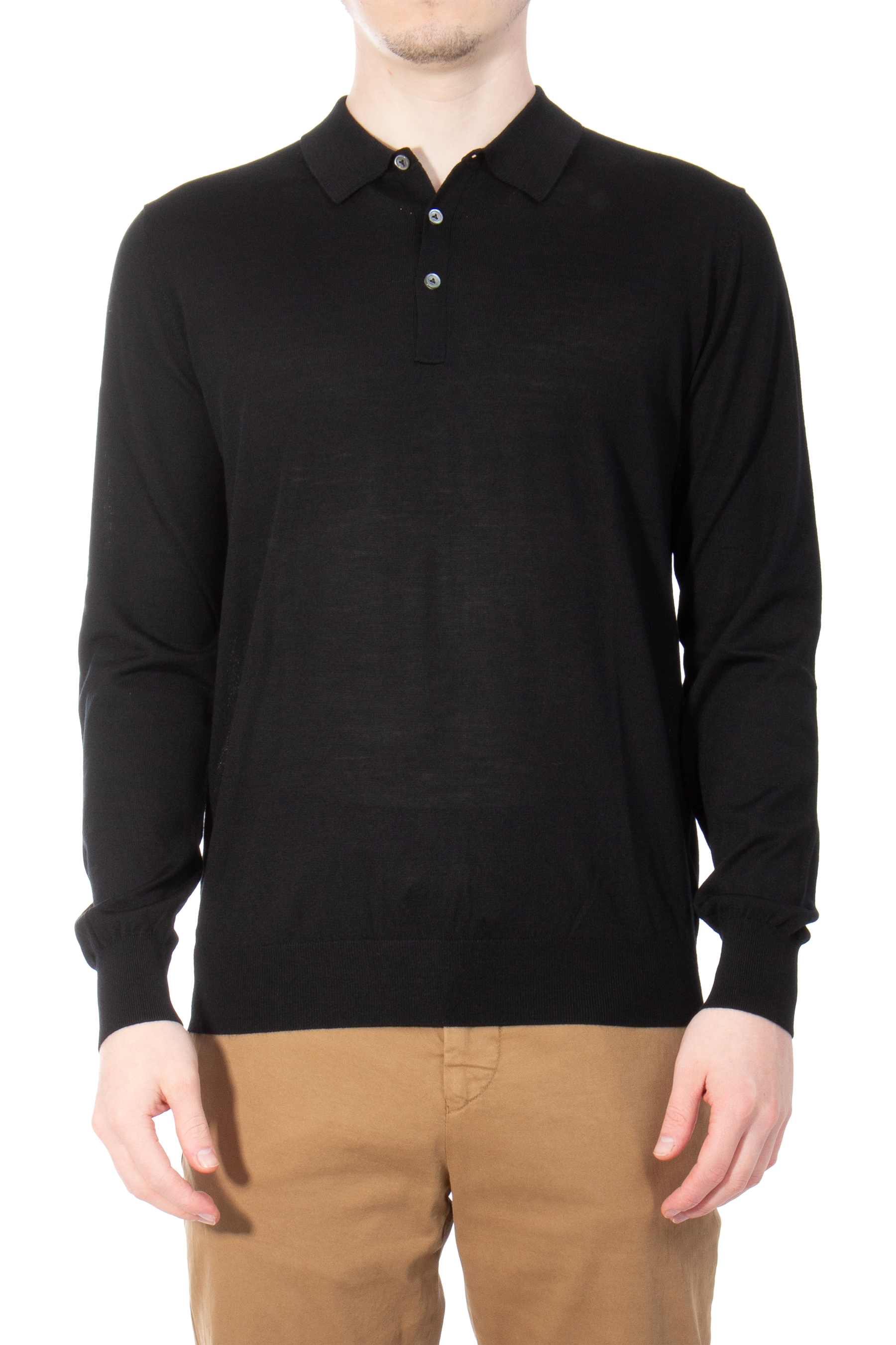 VAN LAACK Virgin Wool Knit Polo Sabri