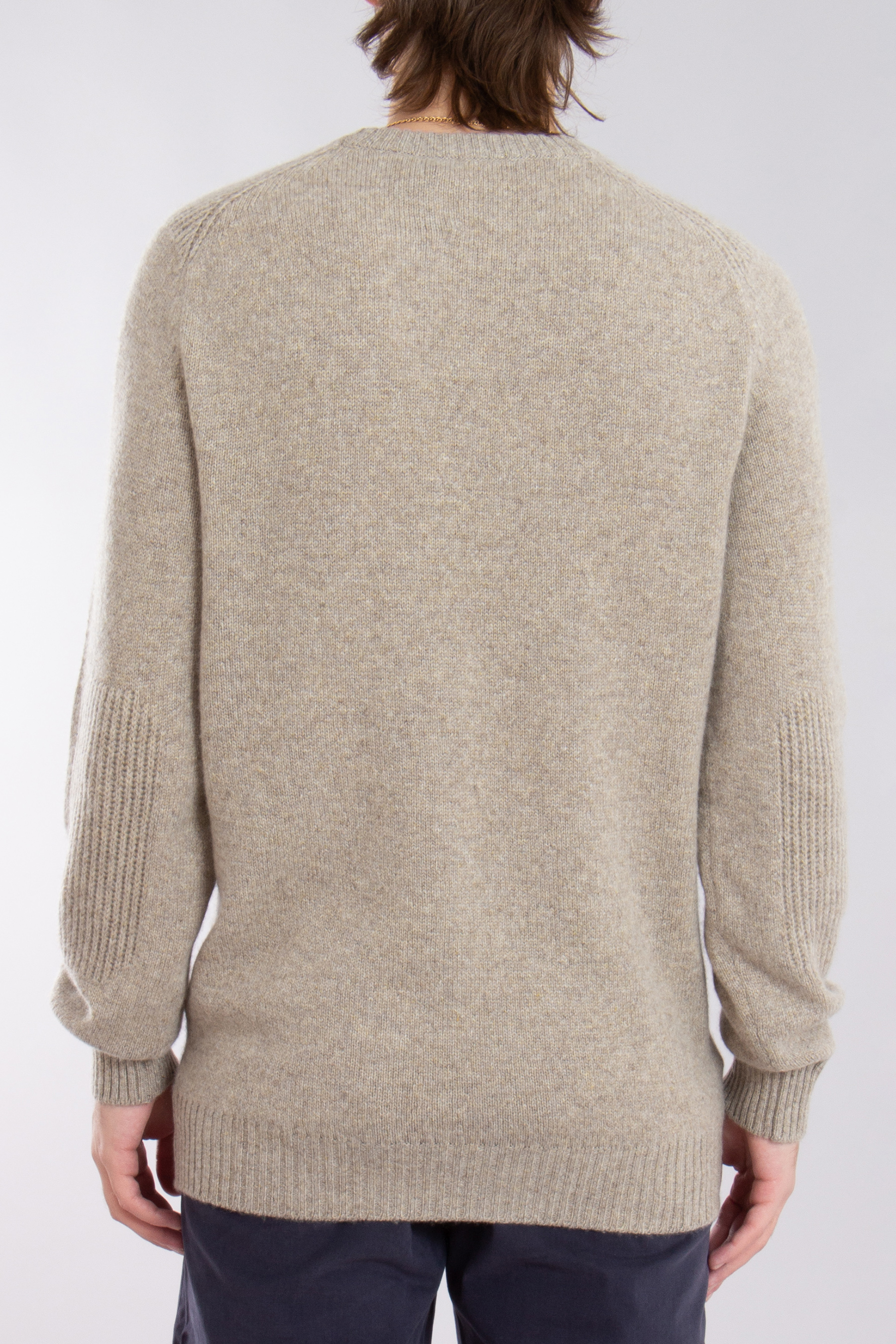 SEASE Coarsehair Cashmere Round Neck Sweater