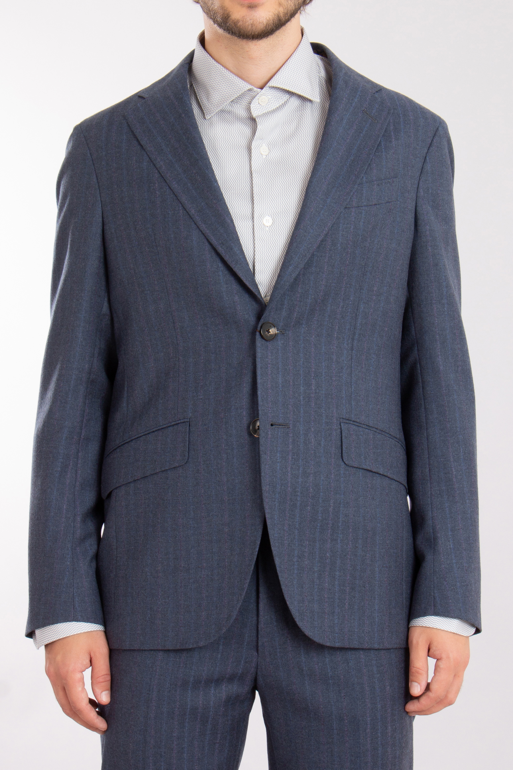 ETRO Striped Wool Suit