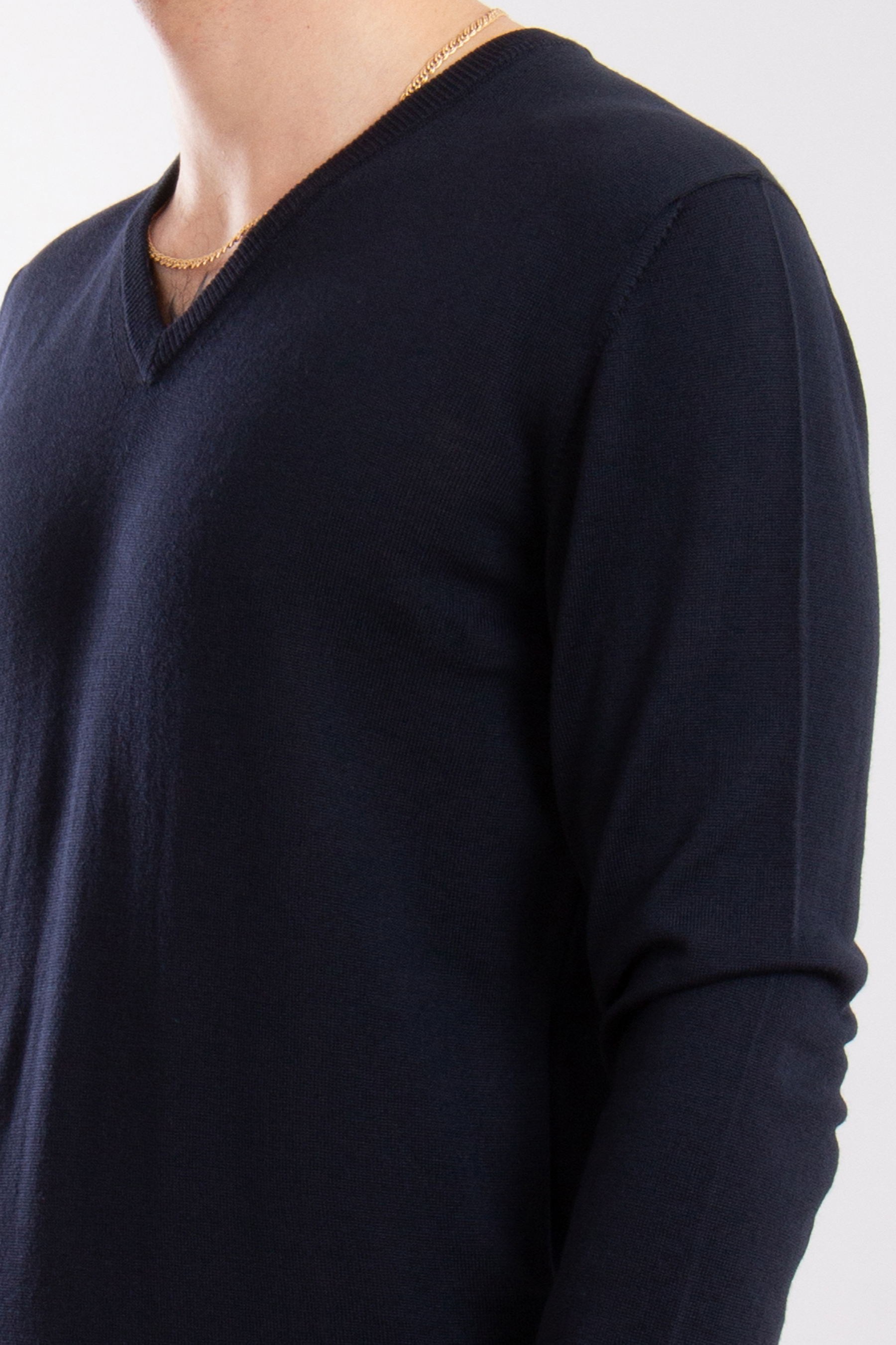 ROBERTO COLLINA Extrafine Wool V-Neck Sweater