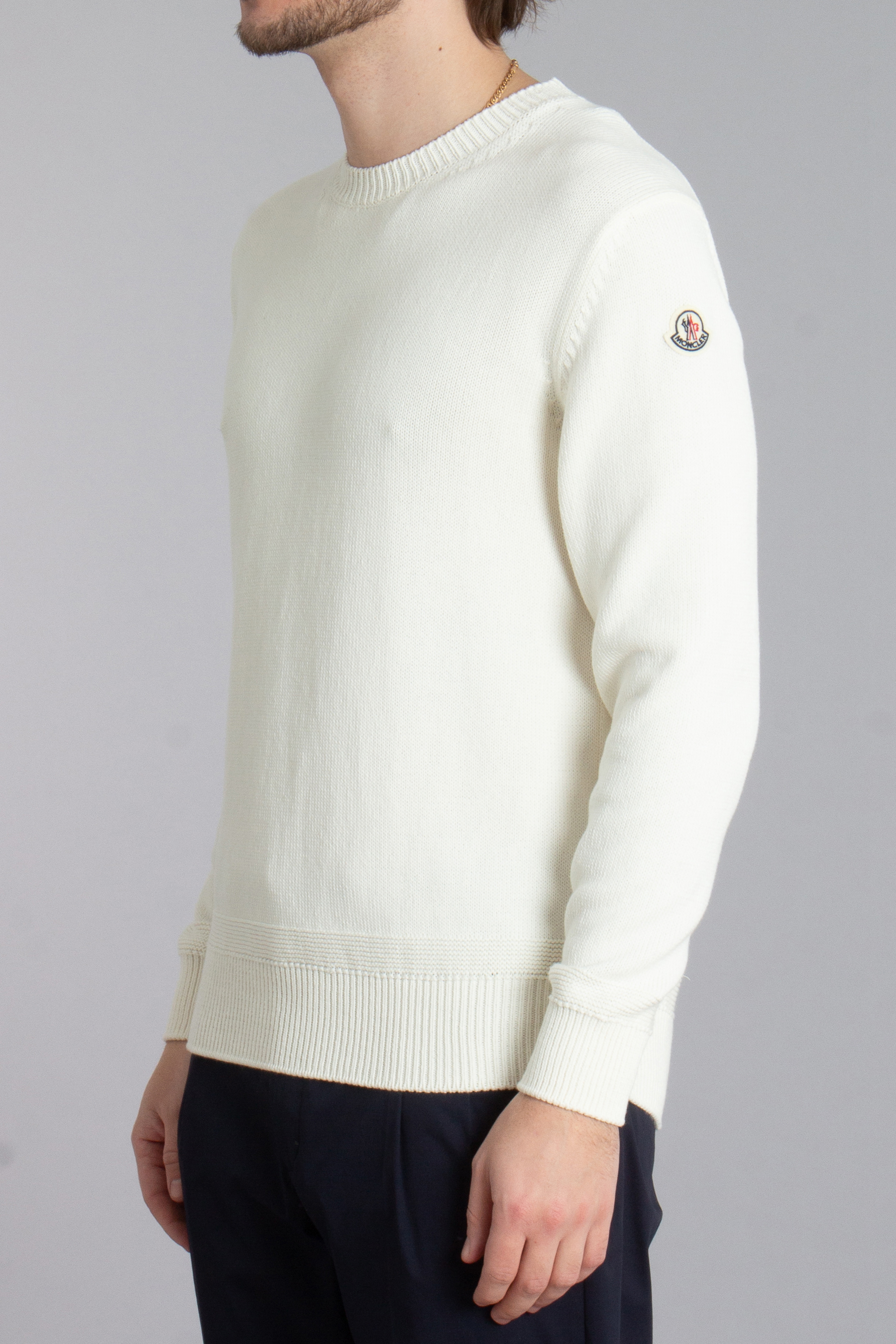 MONCLER Regular Fit Cotton Sweater