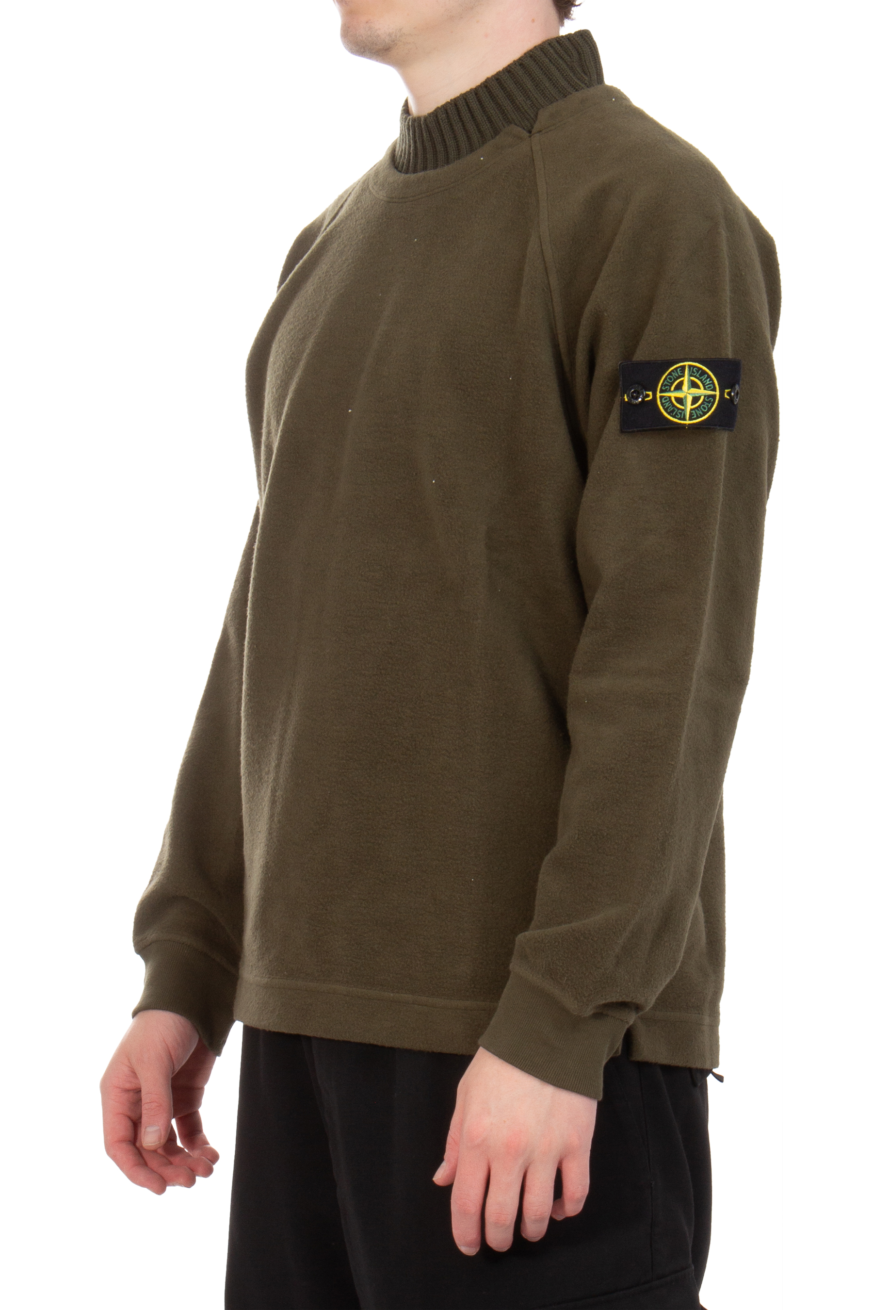 STONE ISLAND Cotton Nylon Blend Sweatshirt