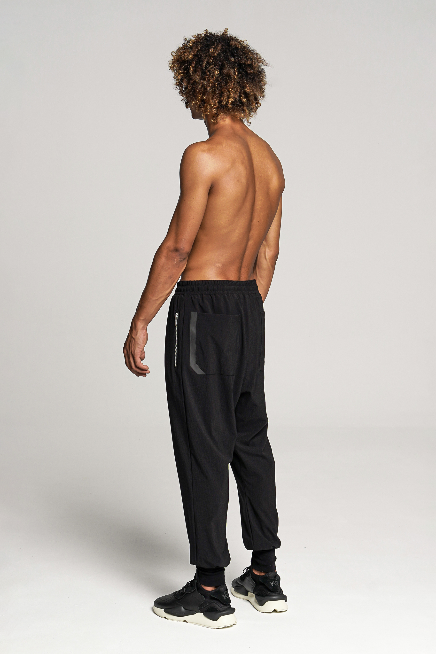 RE:VOLVER ATELIER Drop Crotch Tech Nylon Ripstop Pants