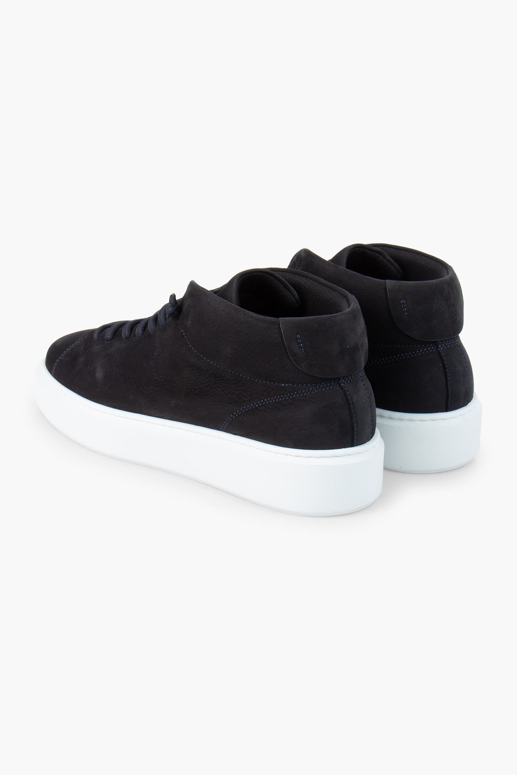 FABIANO RICCI High Top Slip-On Leather Sneakers