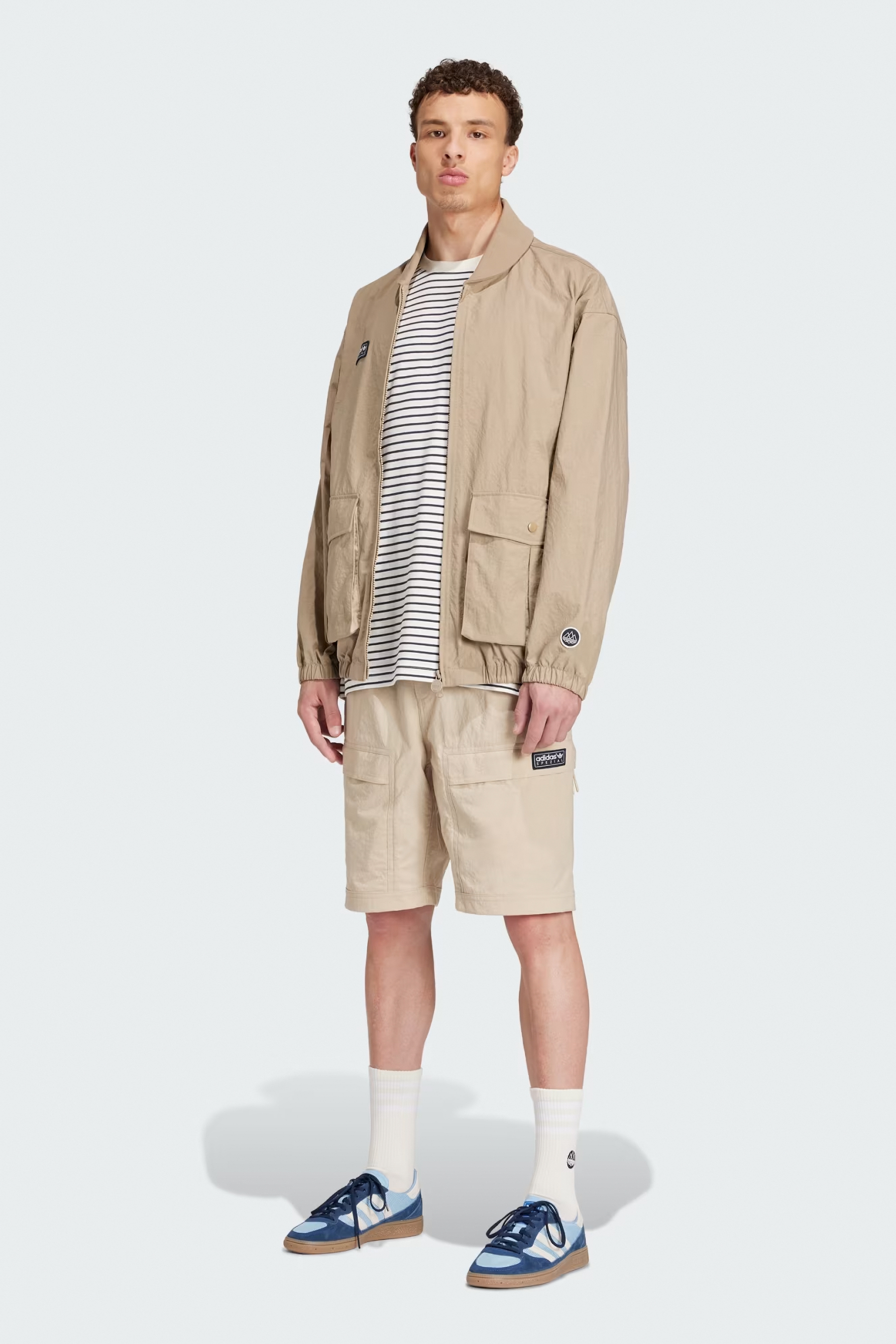 Adidas jacket and shorts best sale