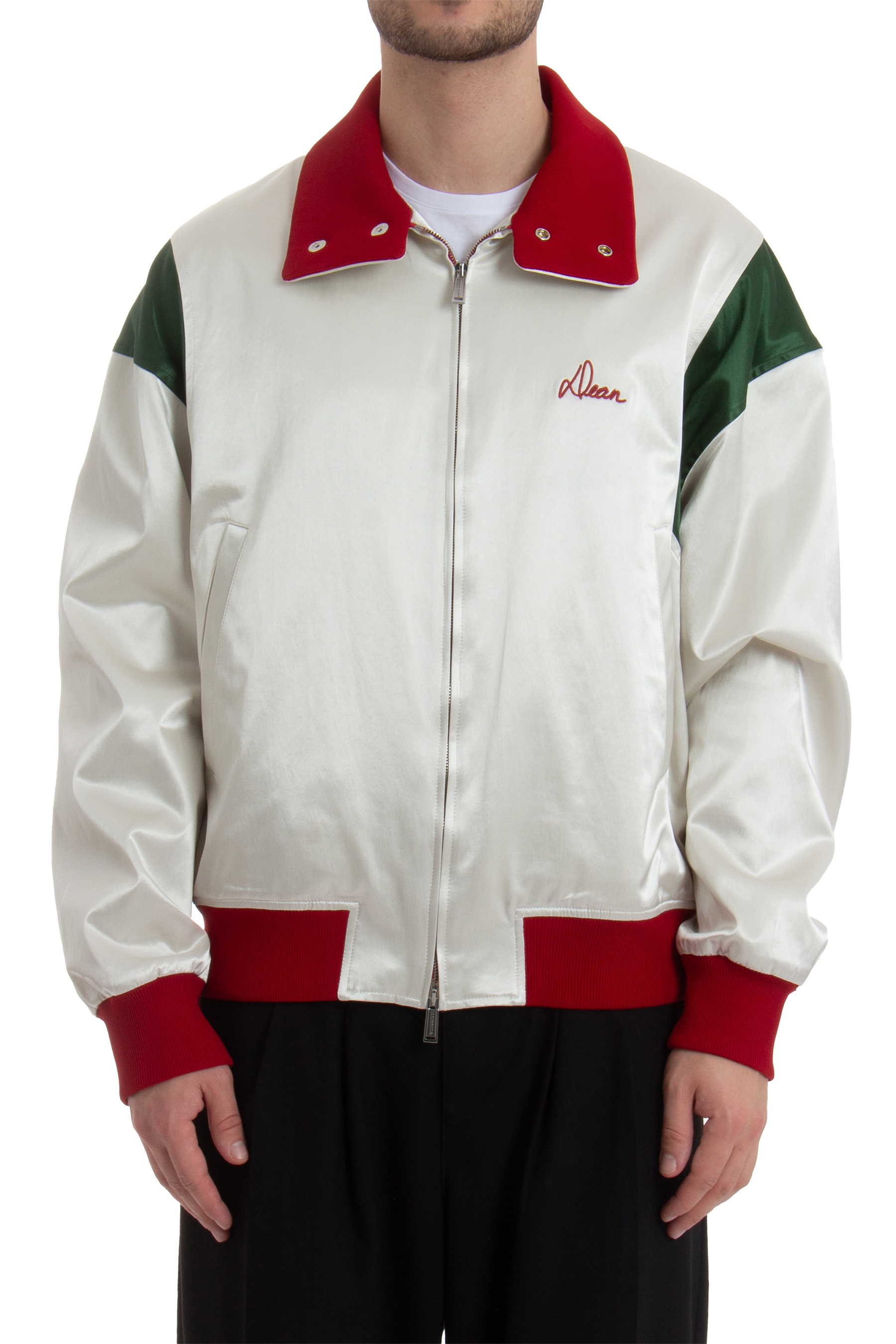 DSQUARED2 Bowling Satin Bomber Jacket