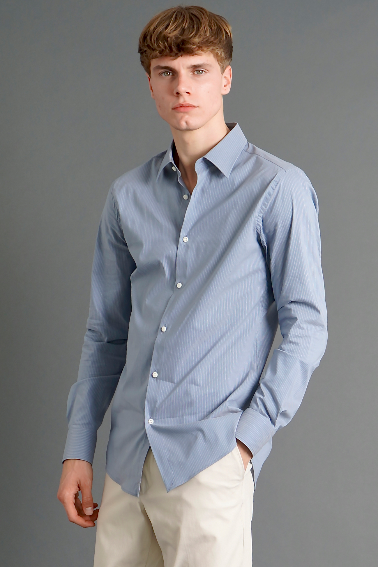 BOSS Cotton Stretch Shirt L-Hays-Kent