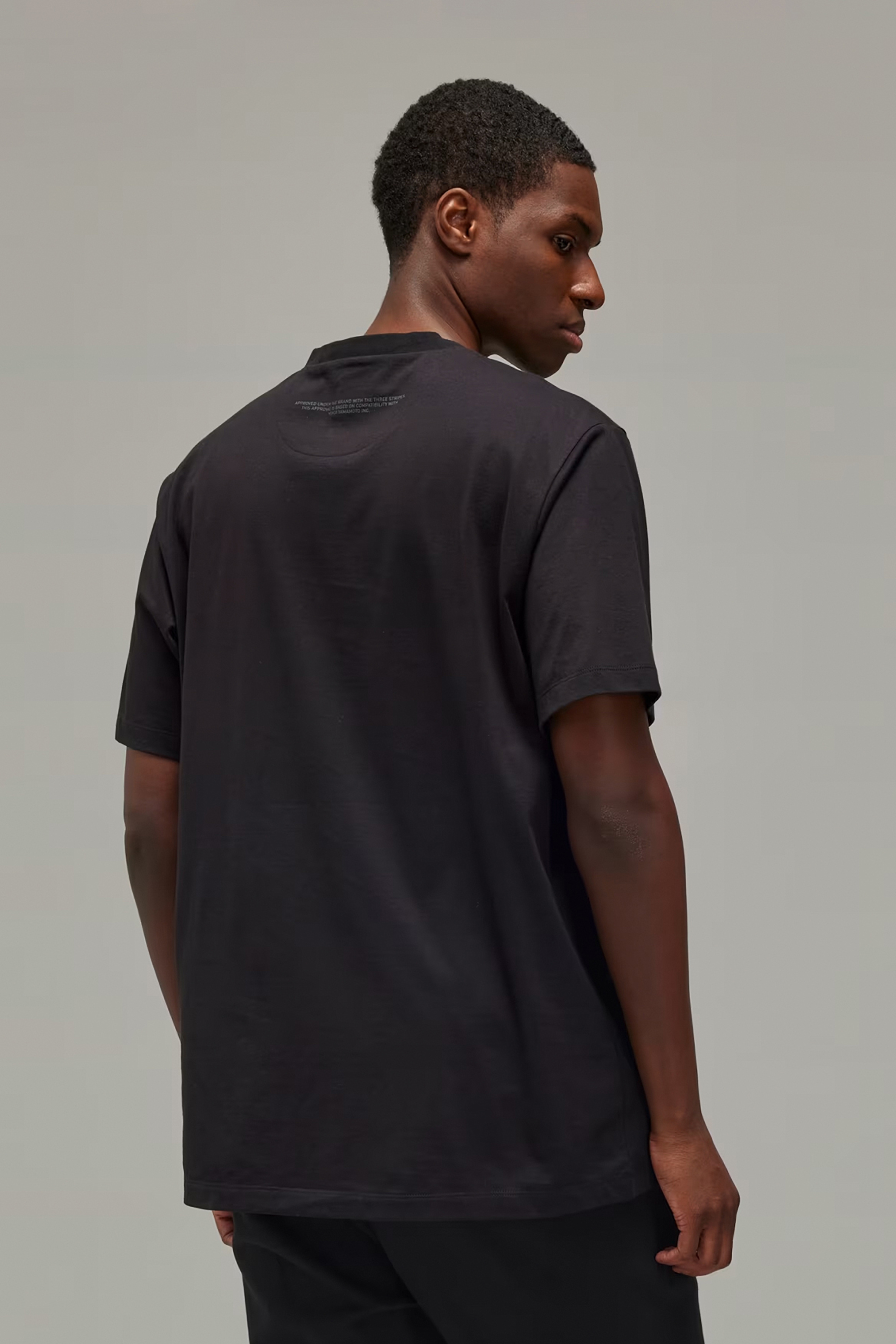 Y-3 Logo Print Cotton T-Shirt