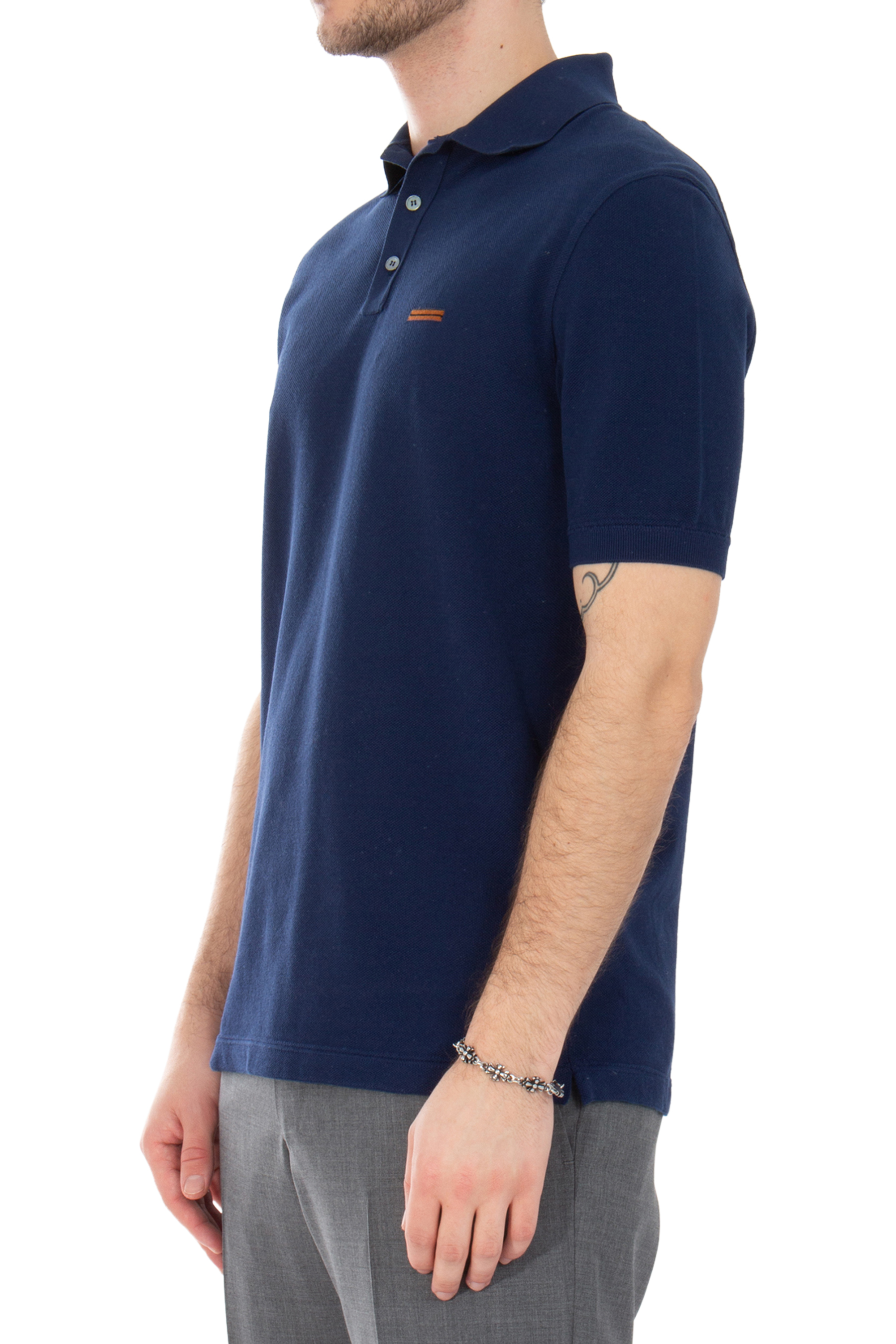 ZEGNA Cotton Piqué Polo Shirt