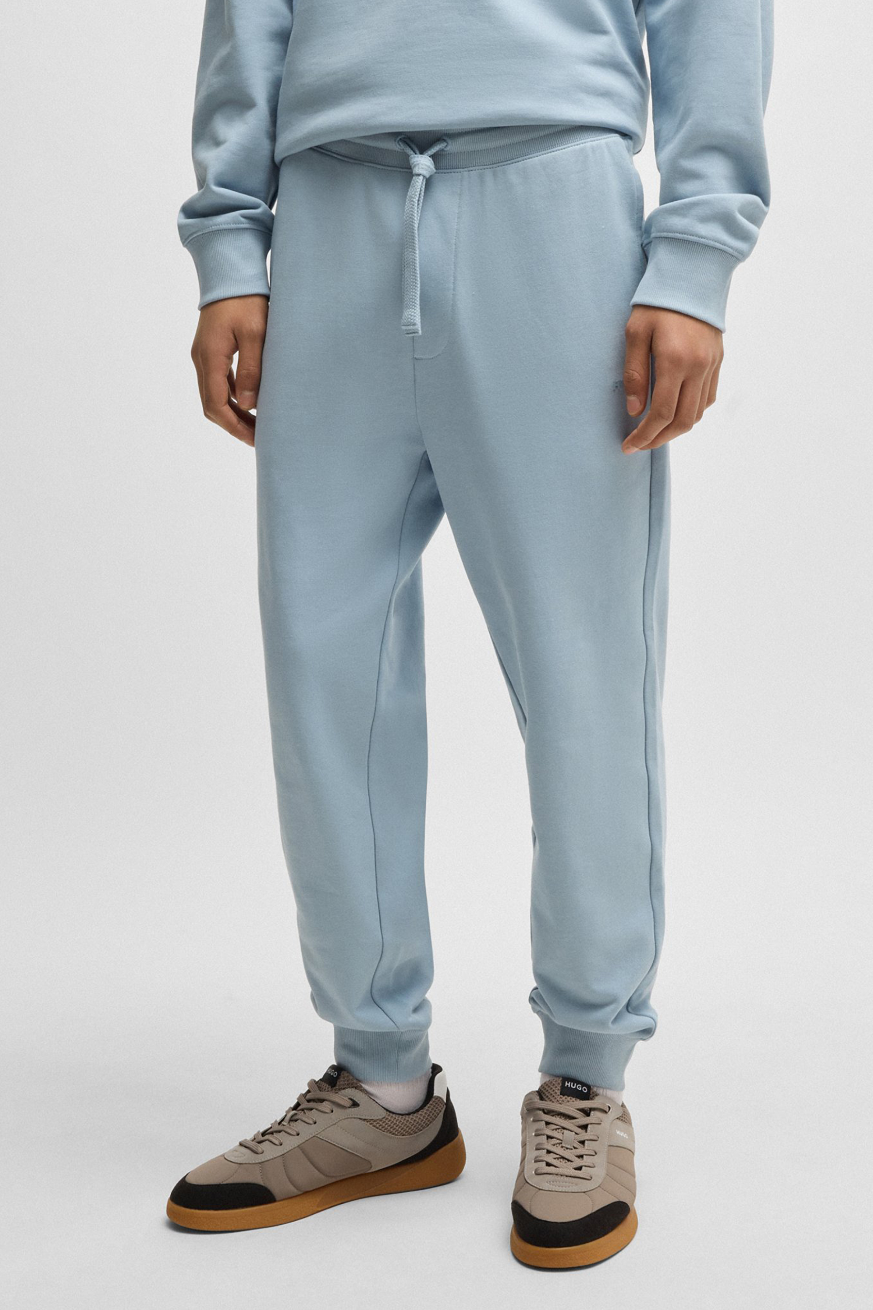 HUGO Relaxed Fit Printed Cotton Terry Sweatpants Dayote