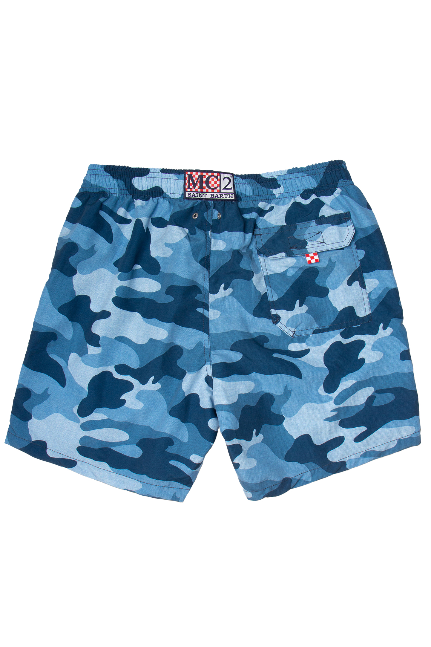 MC 2 SAINT BARTH Camouflage Print Swim Shorts Gustavia 