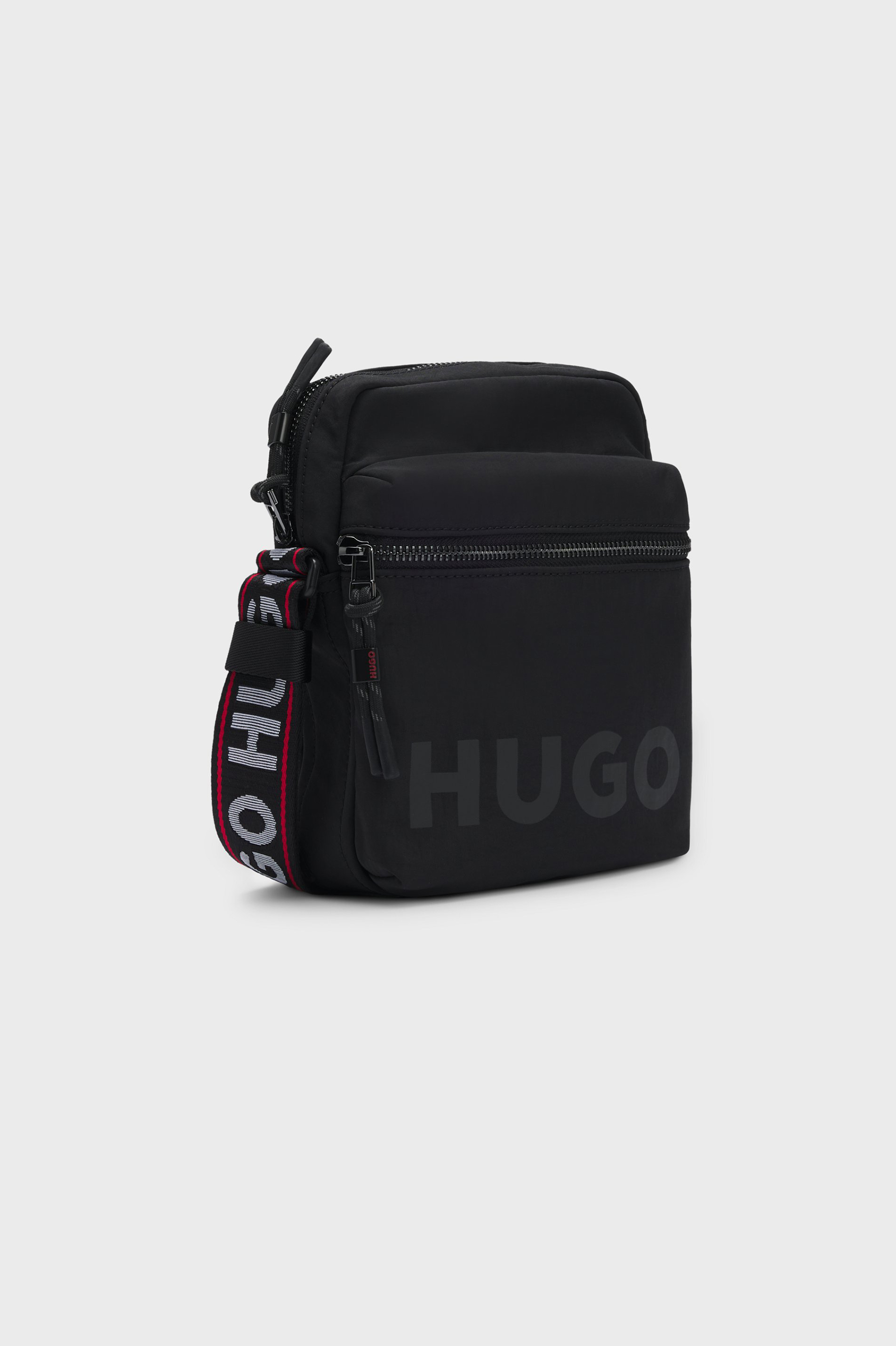 HUGO Recycled Nylon Messenger Bag Quentyn