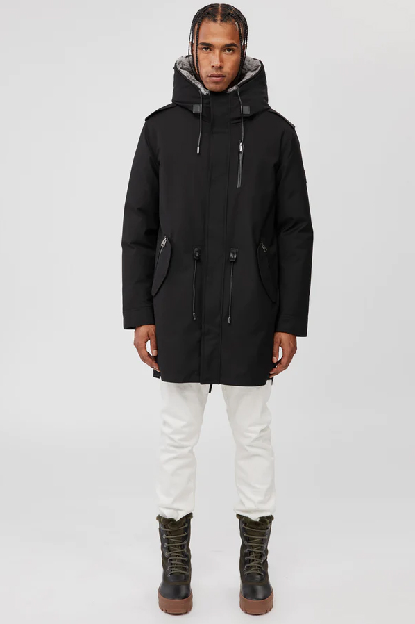 MACKAGE Hooded Fur-Lined Twill Parka X