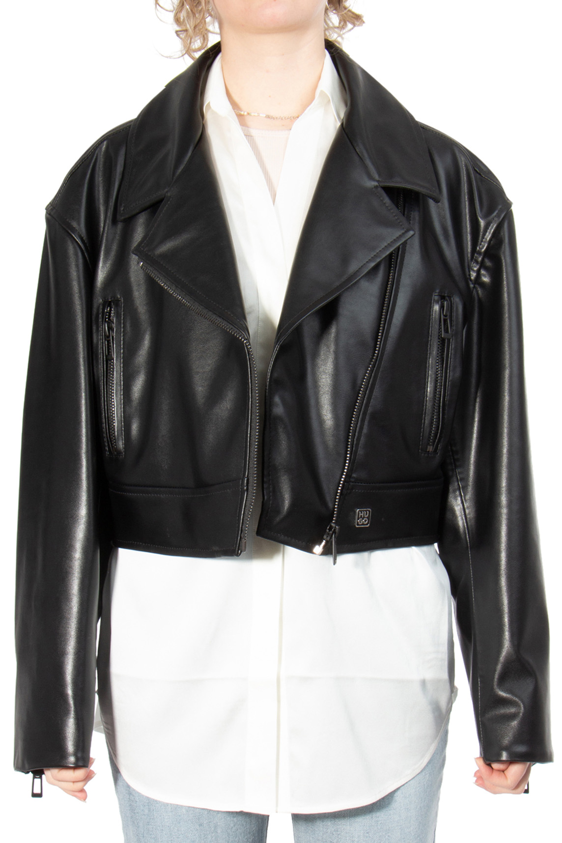 HUGO Faux Leather Jacket