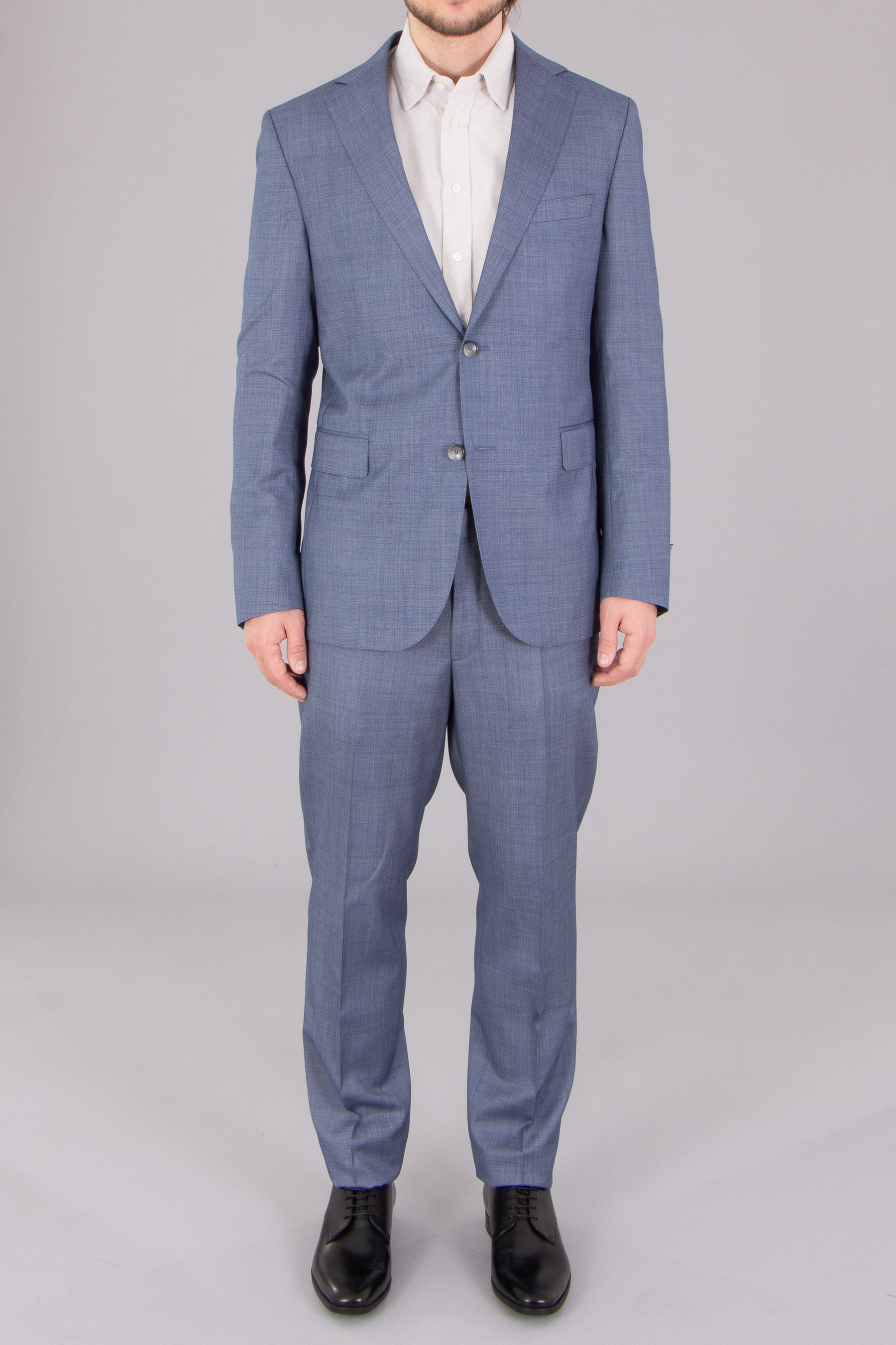 DRESSLER Regular Fit Virgin Wool Suit Sean