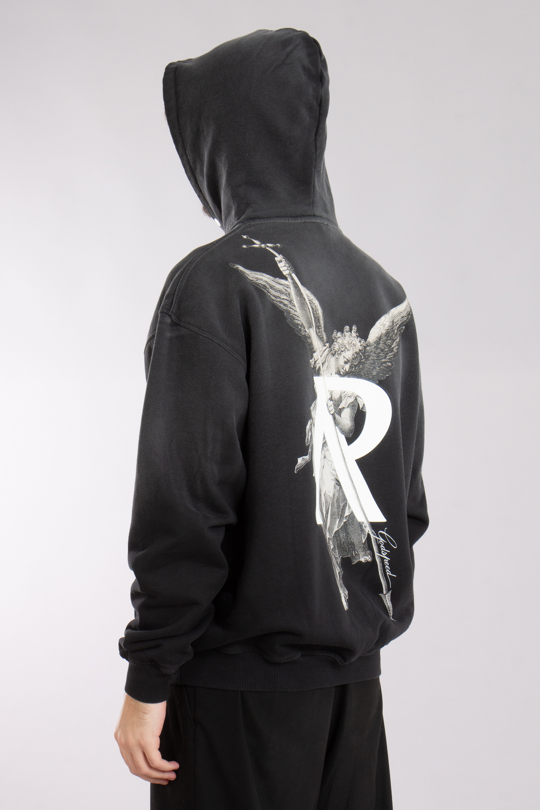 REPRESENT Archangel Print Cotton Hoodie