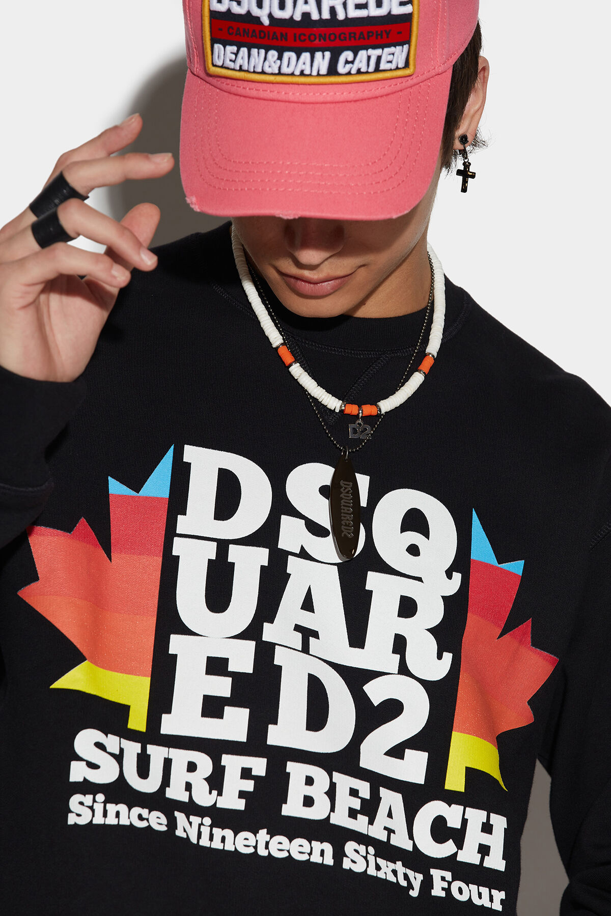 Dsquared2 surf crew sweatshirt on sale