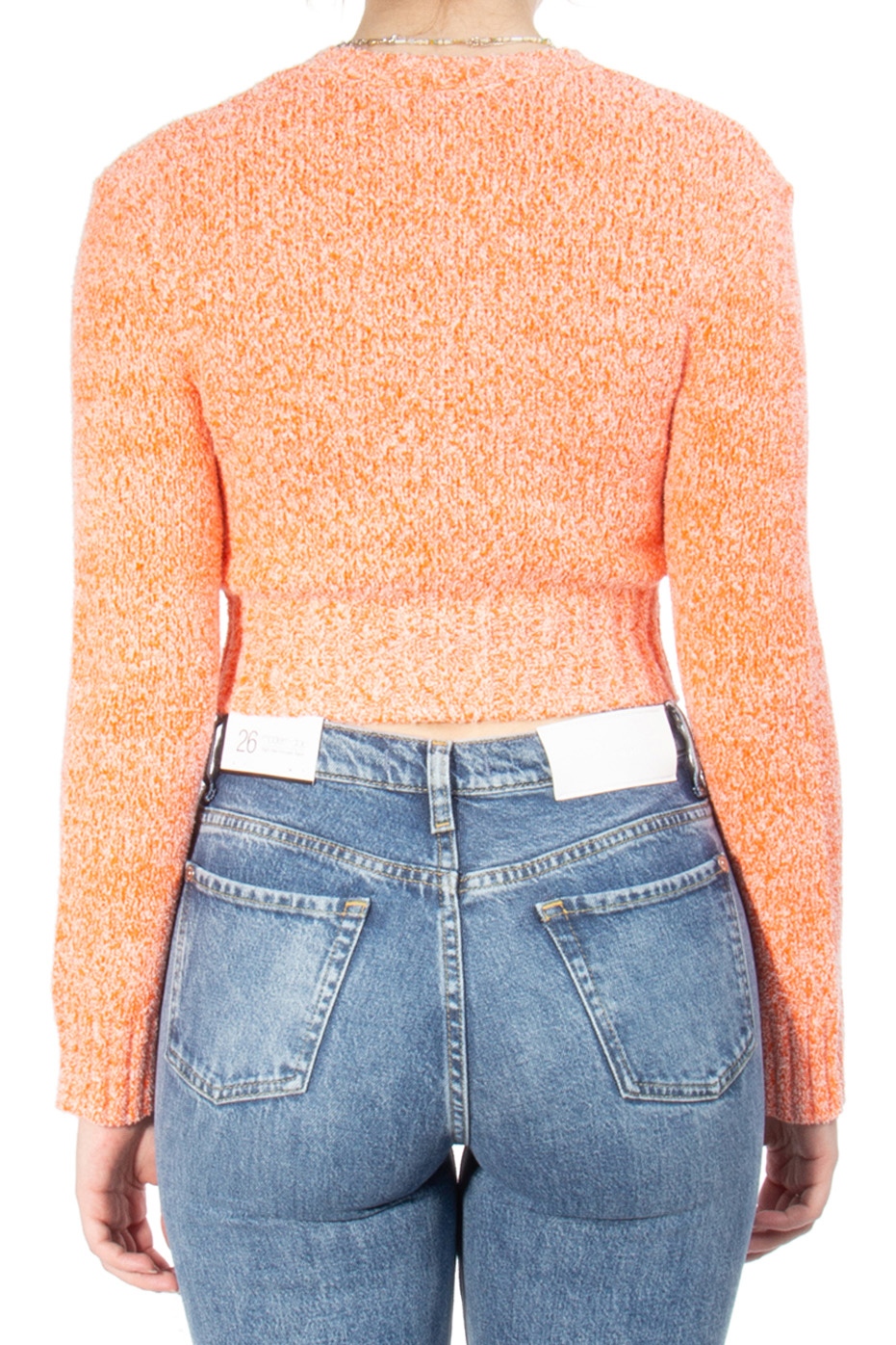 HUGO Cropped Knit Sweater Solarina