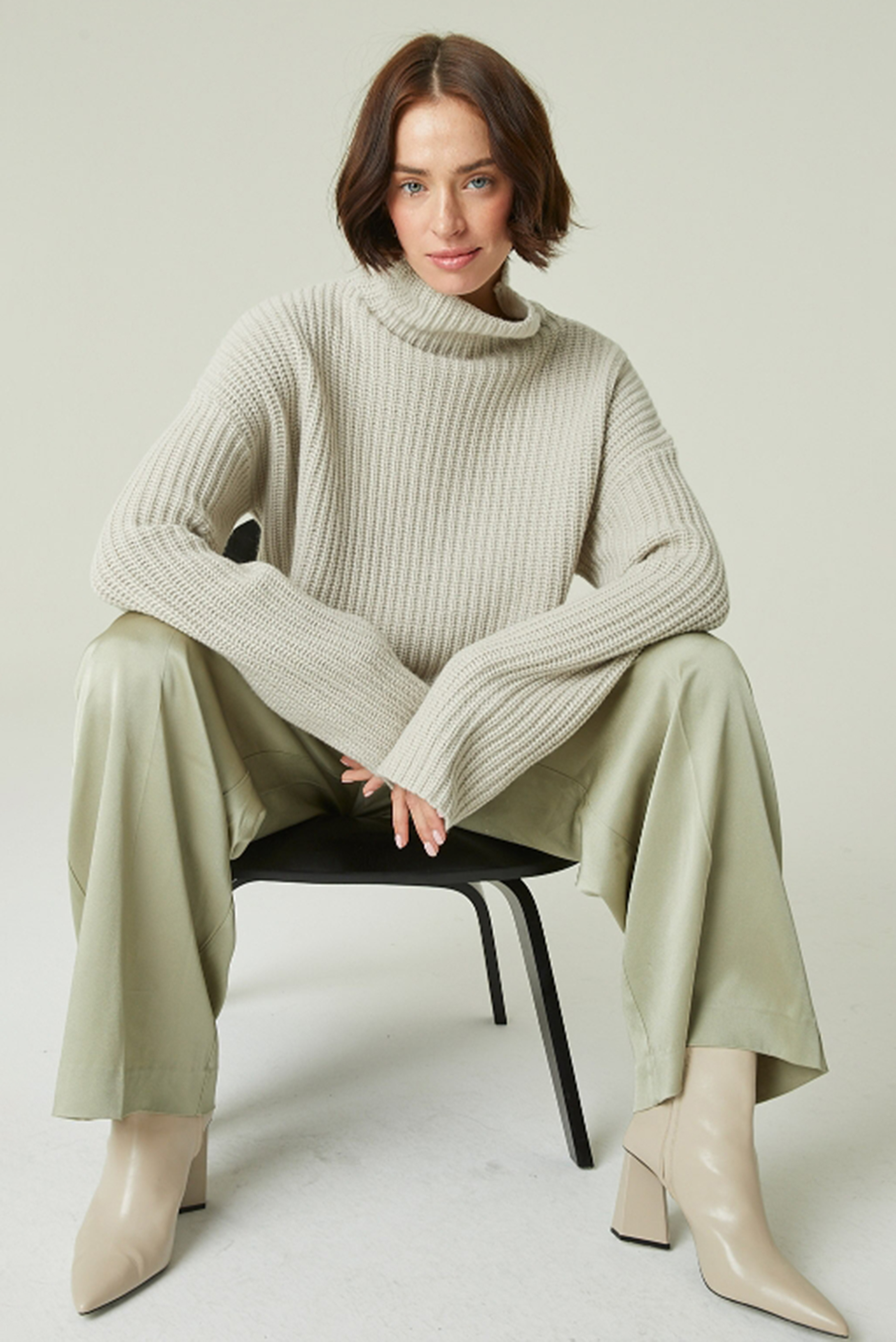 IHEART Wool & Cashmere Blend Knit Sweater Henriette