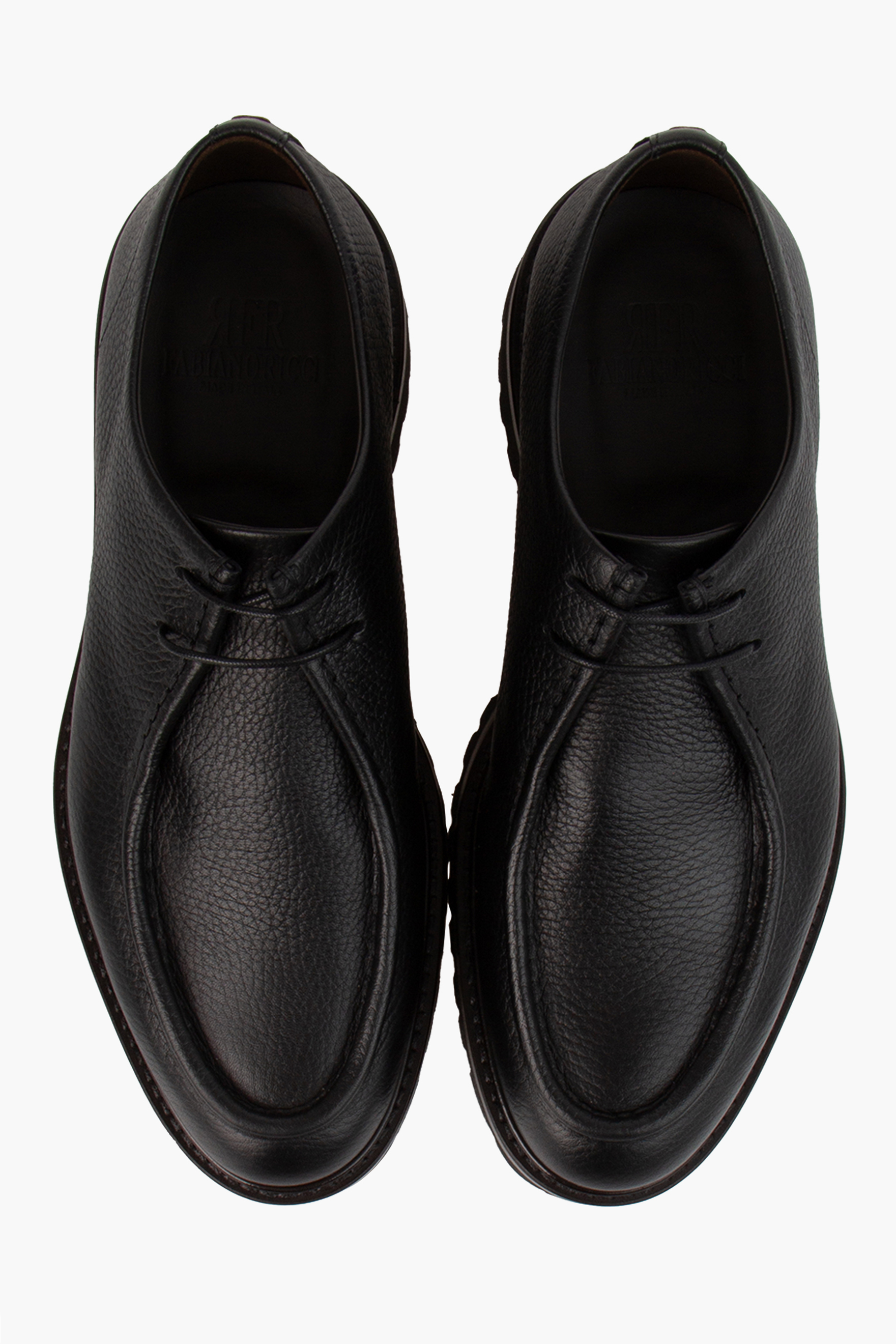 FABIANO RICCI Grained Leather Mocassins