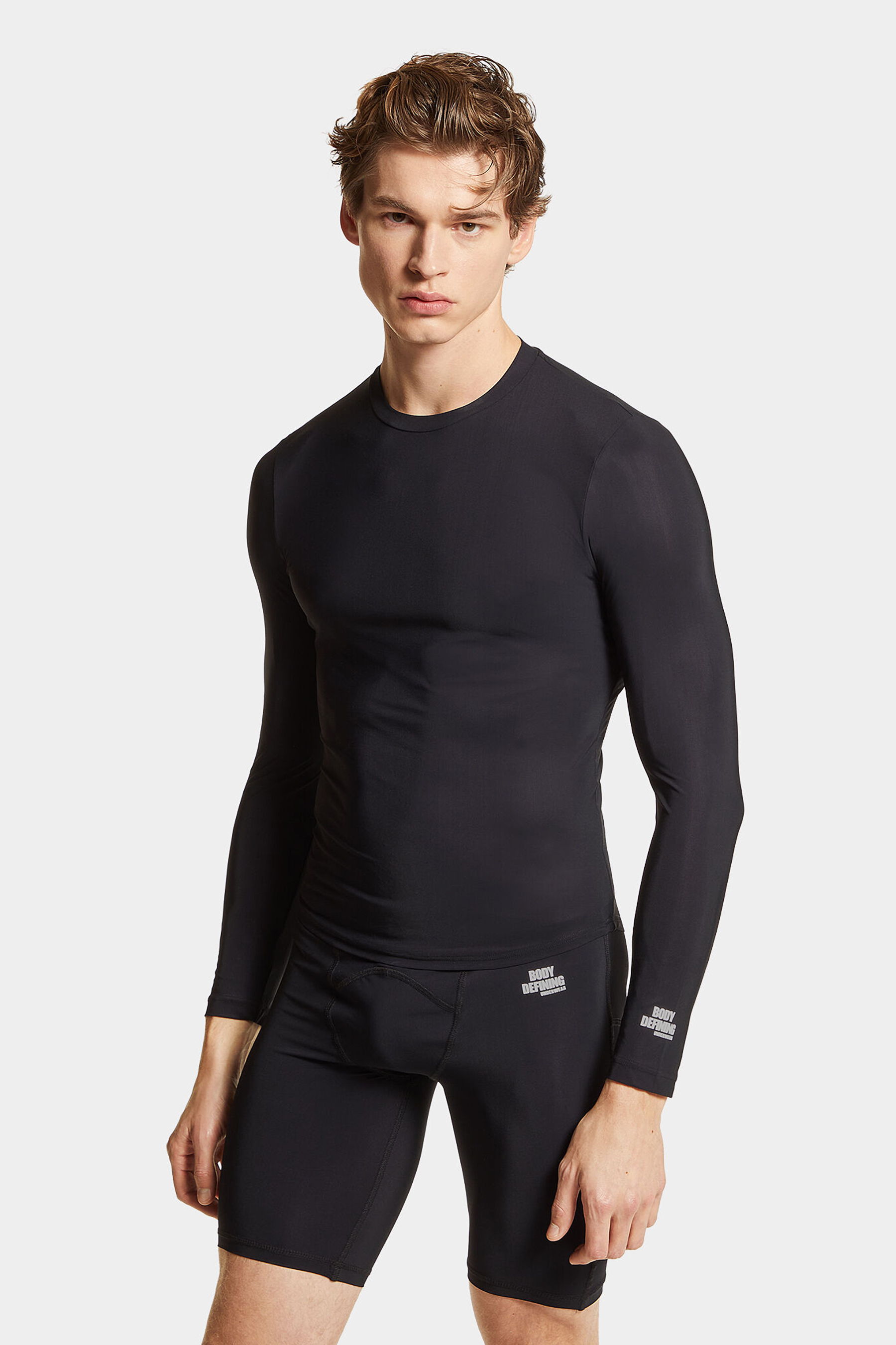 DSQUARED2 Nylon Stretch Icon Long Sleeve T-Shirt