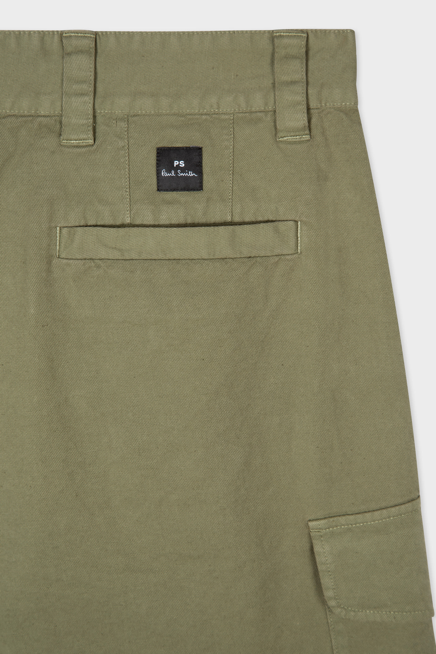 PAUL SMITH Cotton-Linen Stretch Cargo Shorts