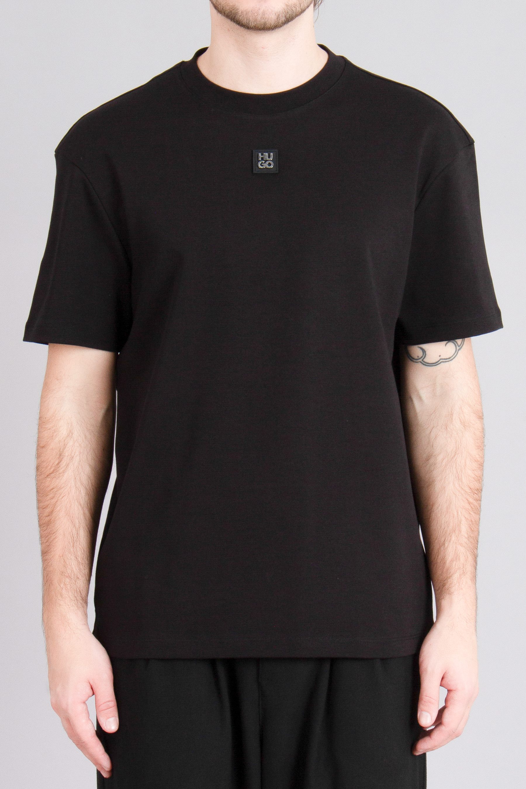 HUGO Regular Fit Interlock-Cotton T-Shirt Dalile