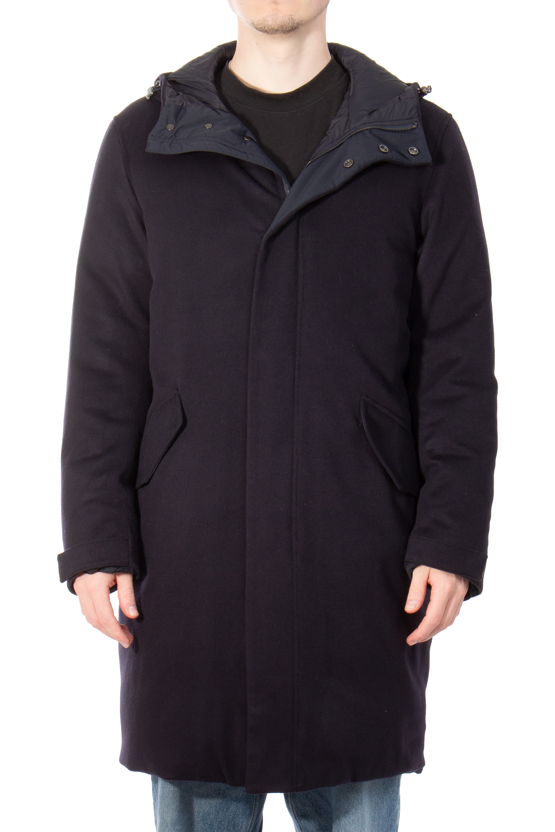 KITON Virgin Wool & Cashmere Down Parka