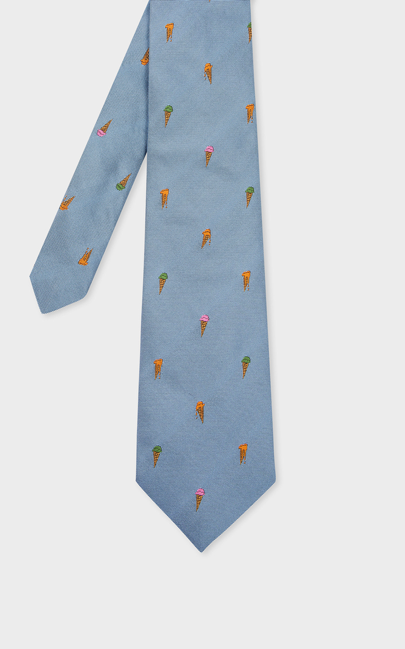 PAUL SMITH 'Ice Creams' Silk Tie