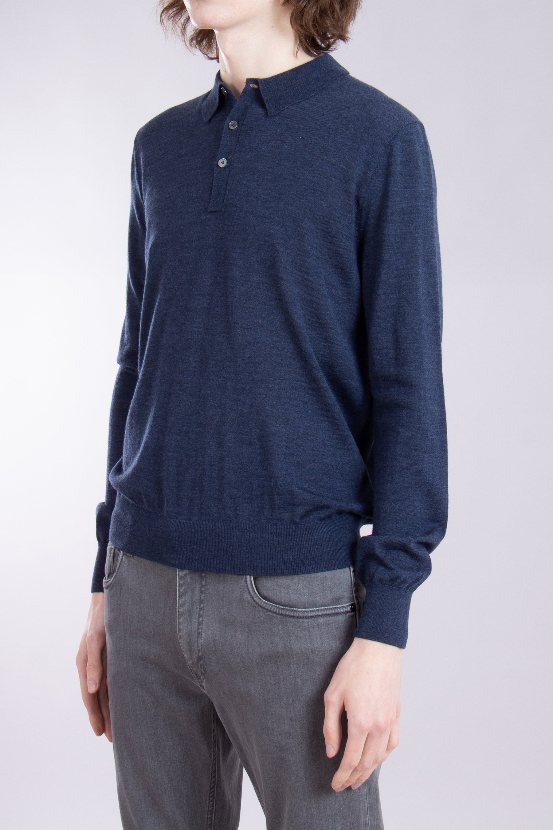 VAN LAACK Virgin Wool Knit Polo Sabri