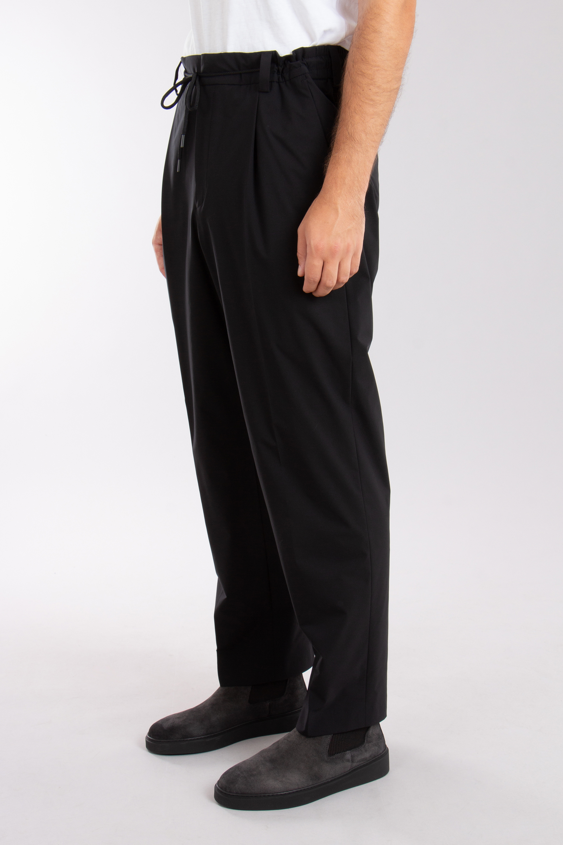 HUGO Pleated Woven Stretch Pants Gos