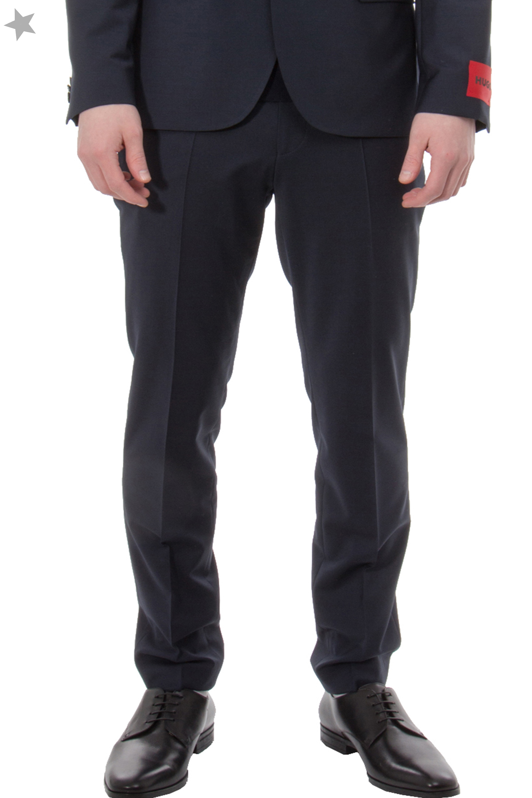 HUGO Extra Slim Fit Virgin Wool Stretch Blend Pants Hesten