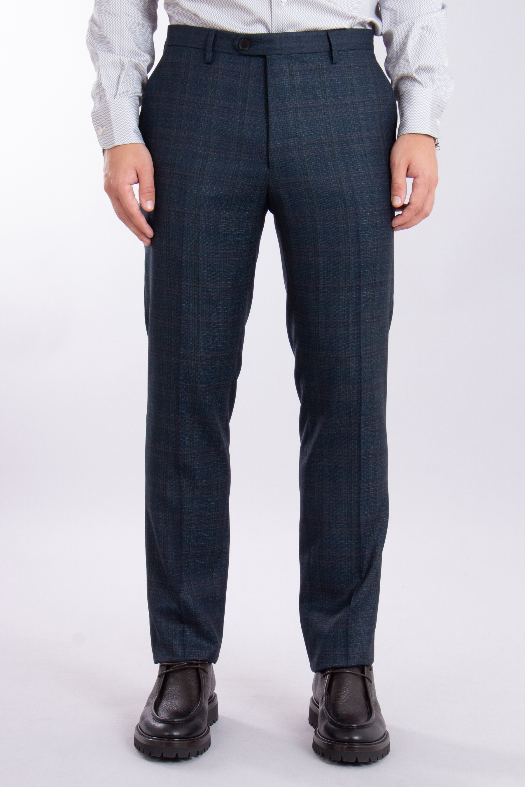 ETRO Checked Wool Suit