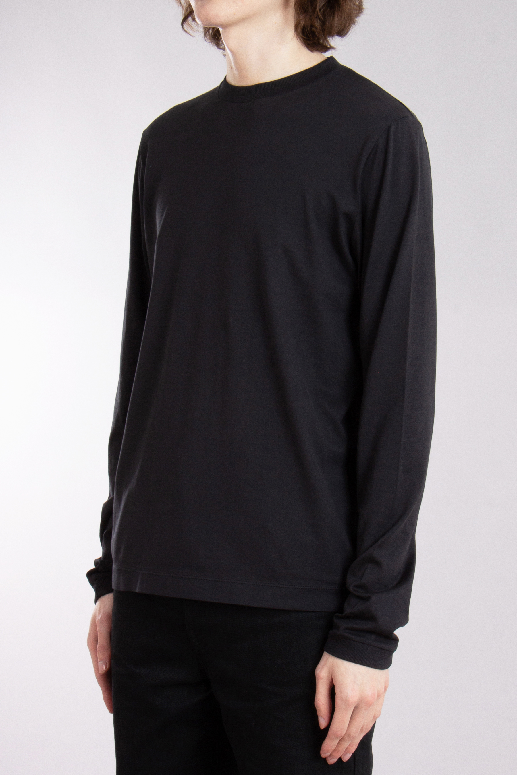 TRUSTED HANDWORK Supima Cotton Jersey Long Sleeve T-Shirt